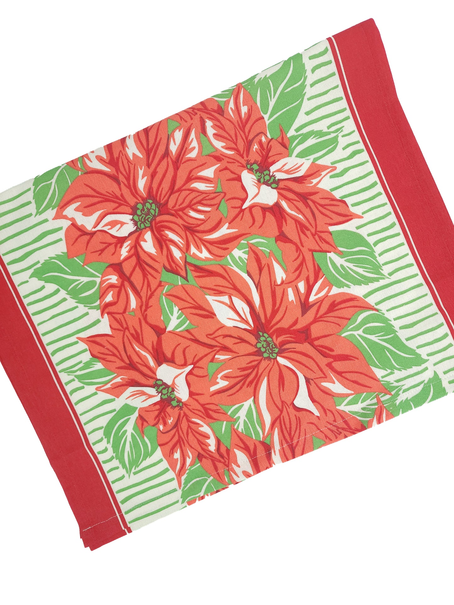 Poinsettia Towel, Vintage Inspired