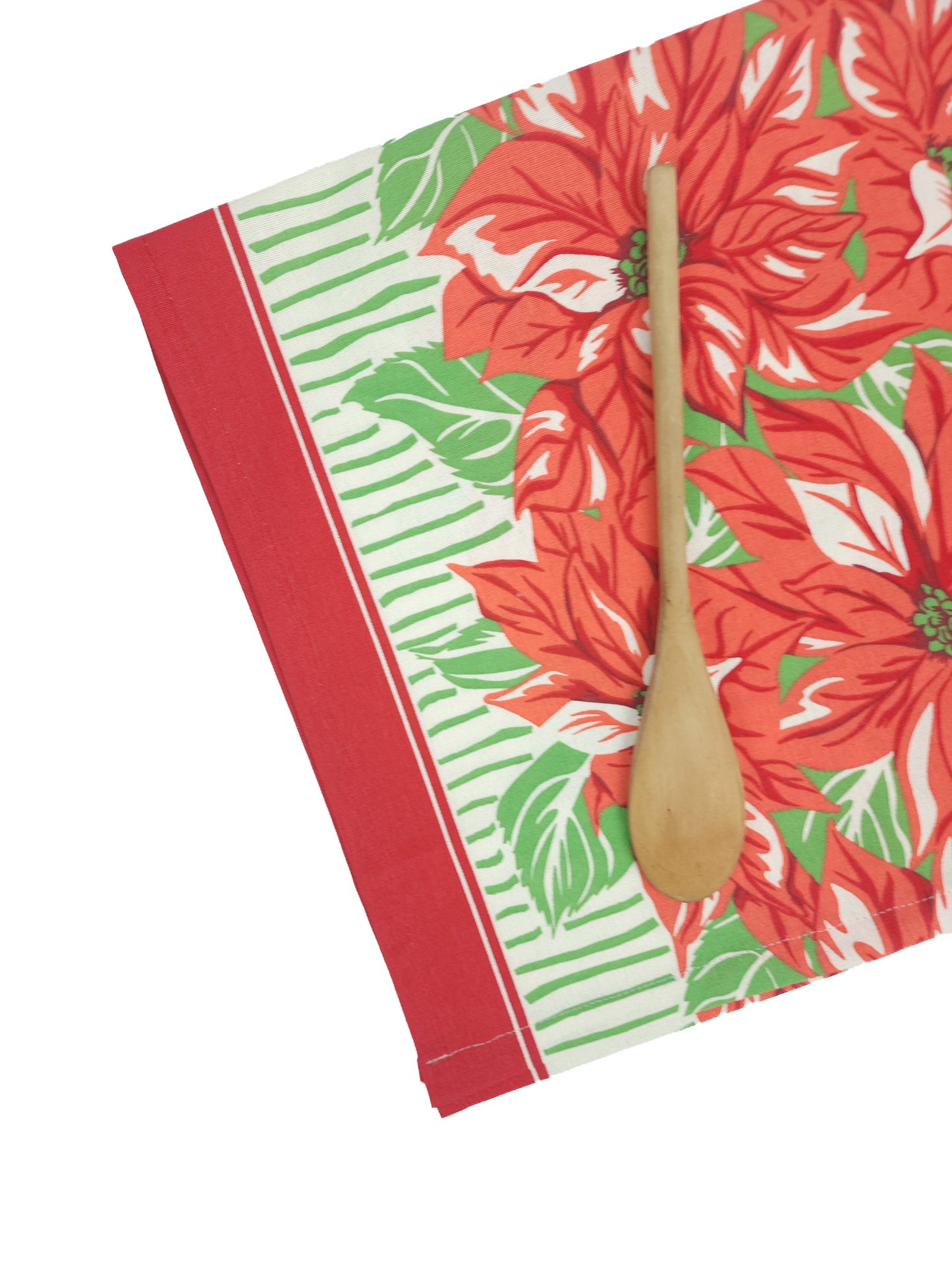 Poinsettia Towel, Vintage Inspired