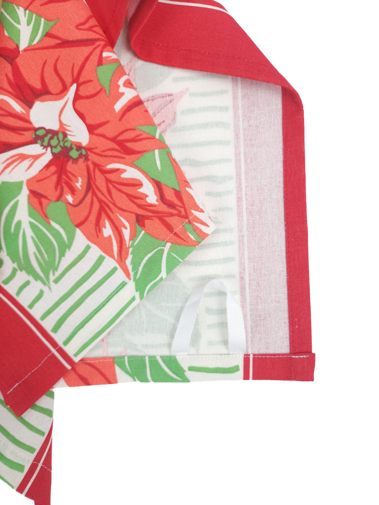 Poinsettia Towel, Vintage Inspired