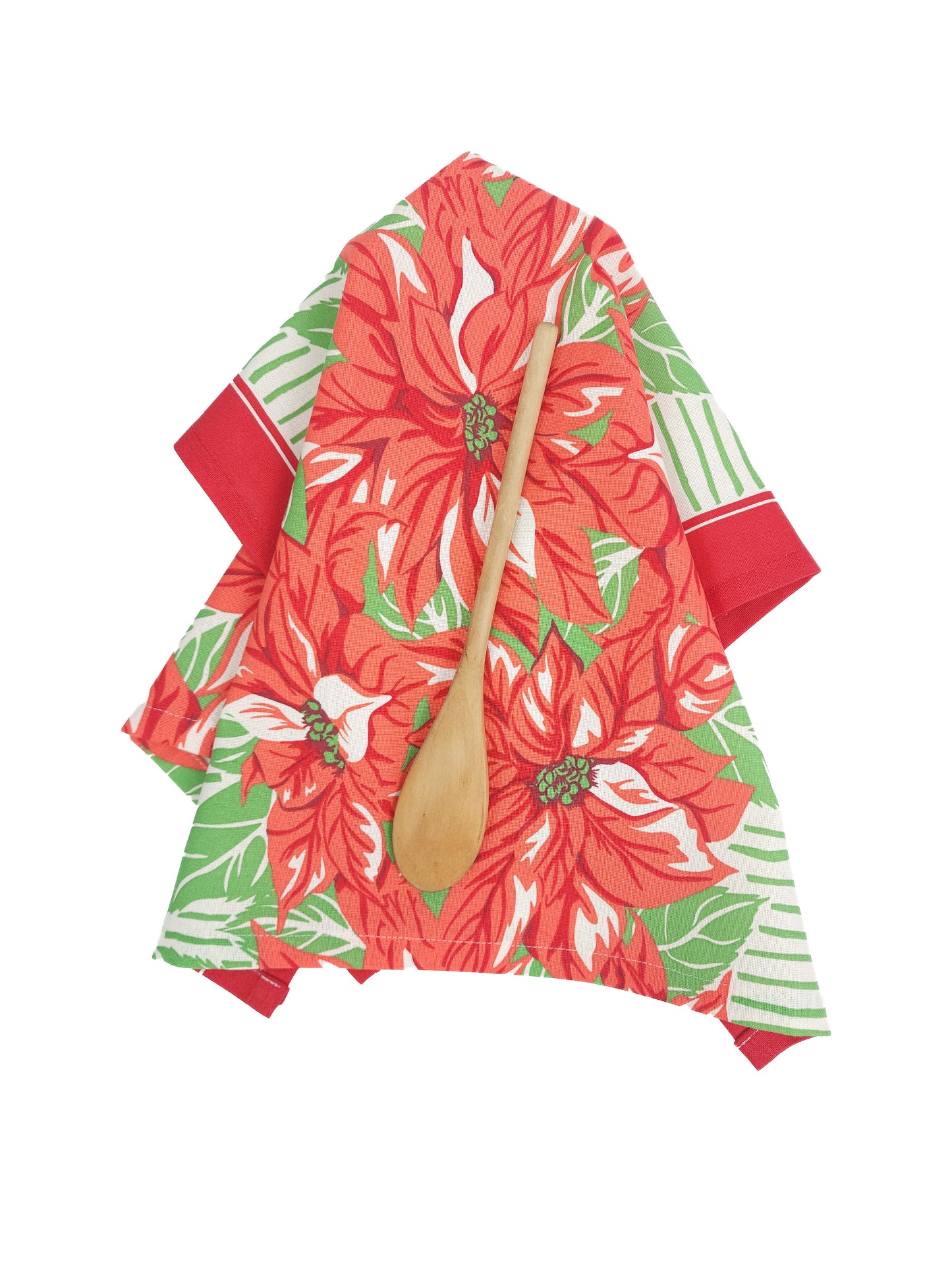 Poinsettia Towel, Vintage Inspired