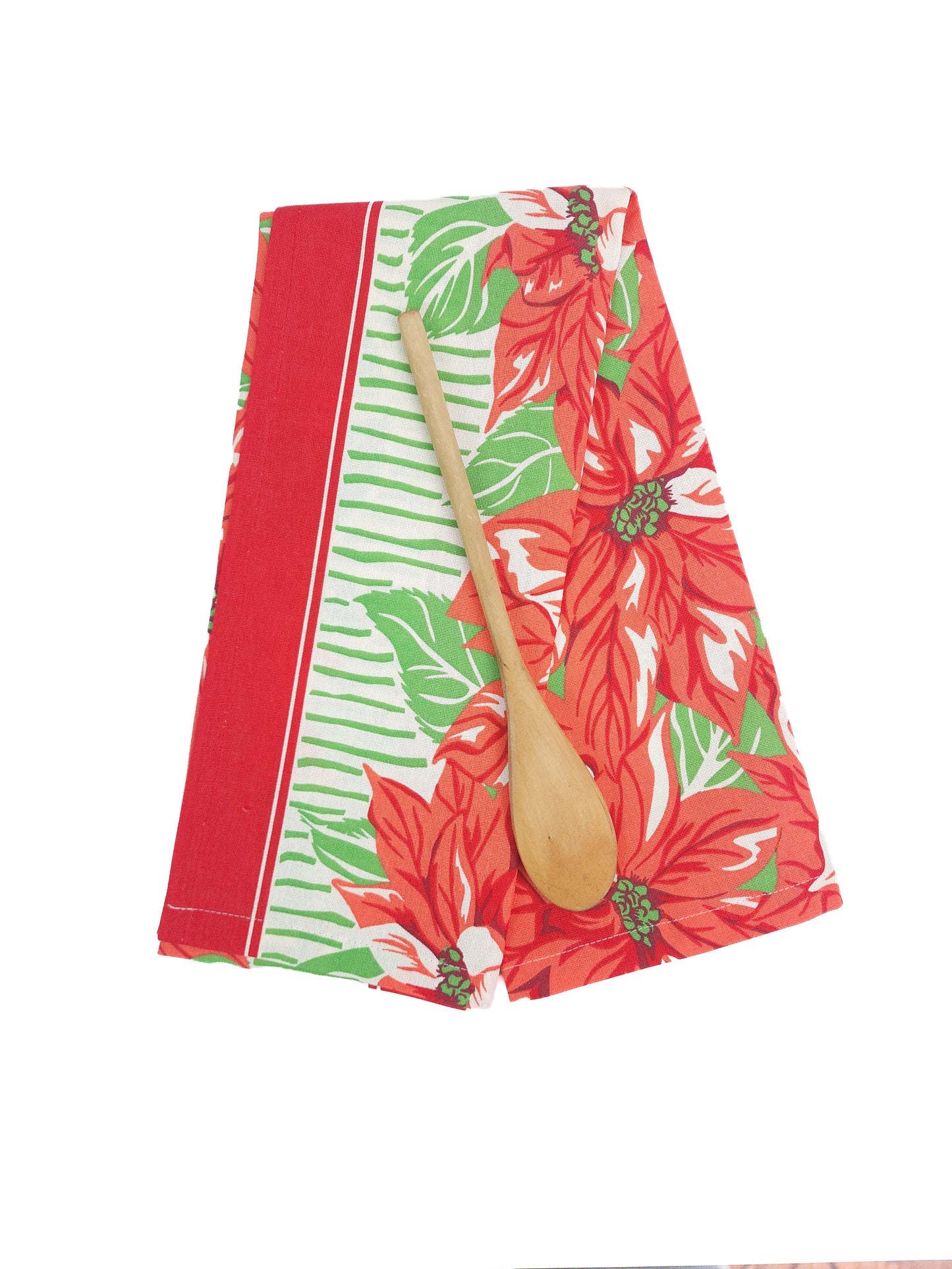 Poinsettia Towel, Vintage Inspired