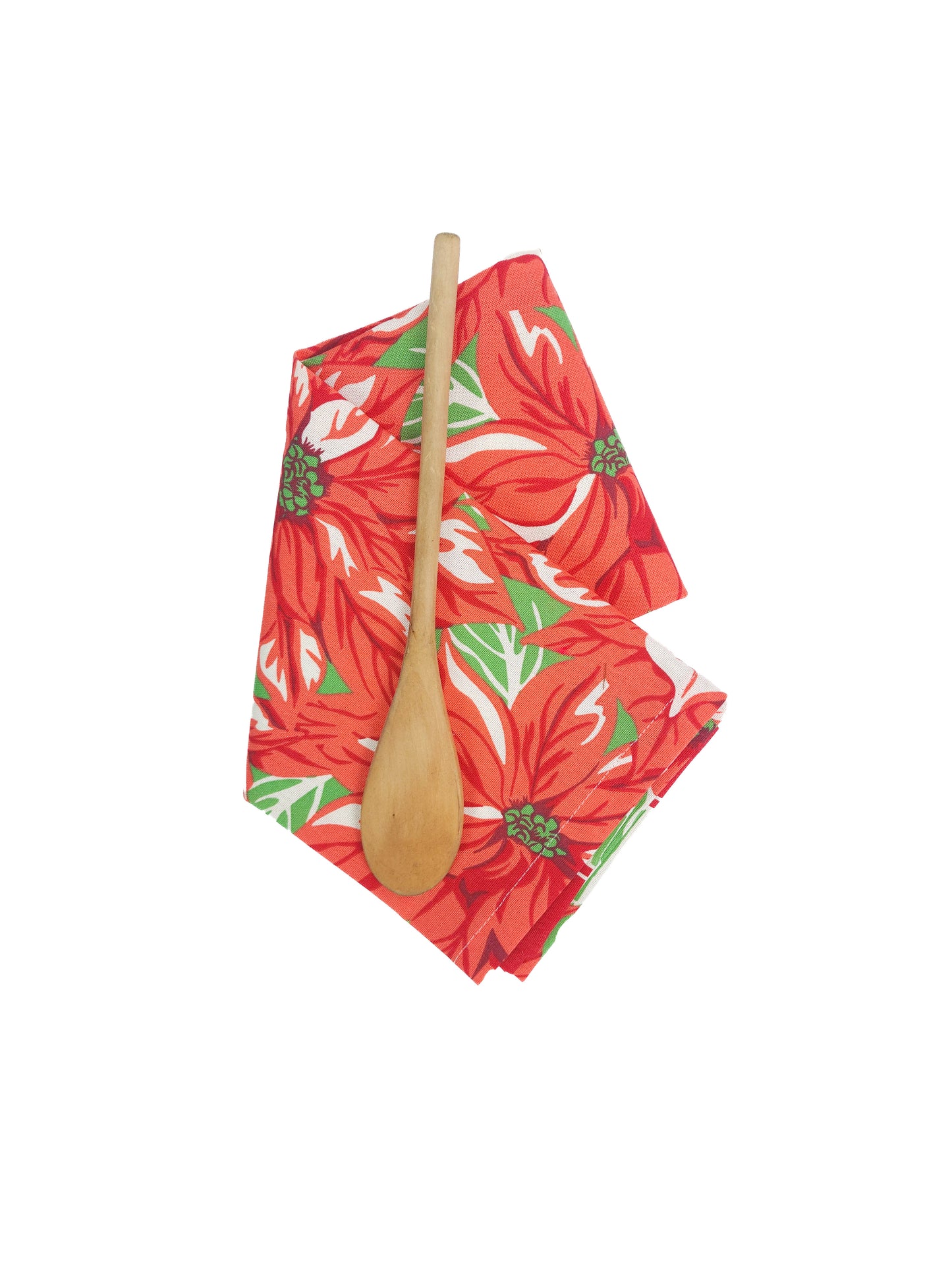 Poinsettia Towel, Vintage Inspired