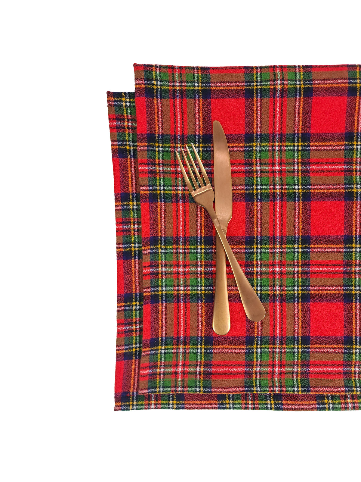 Fireside Plaid Flannel Placemats