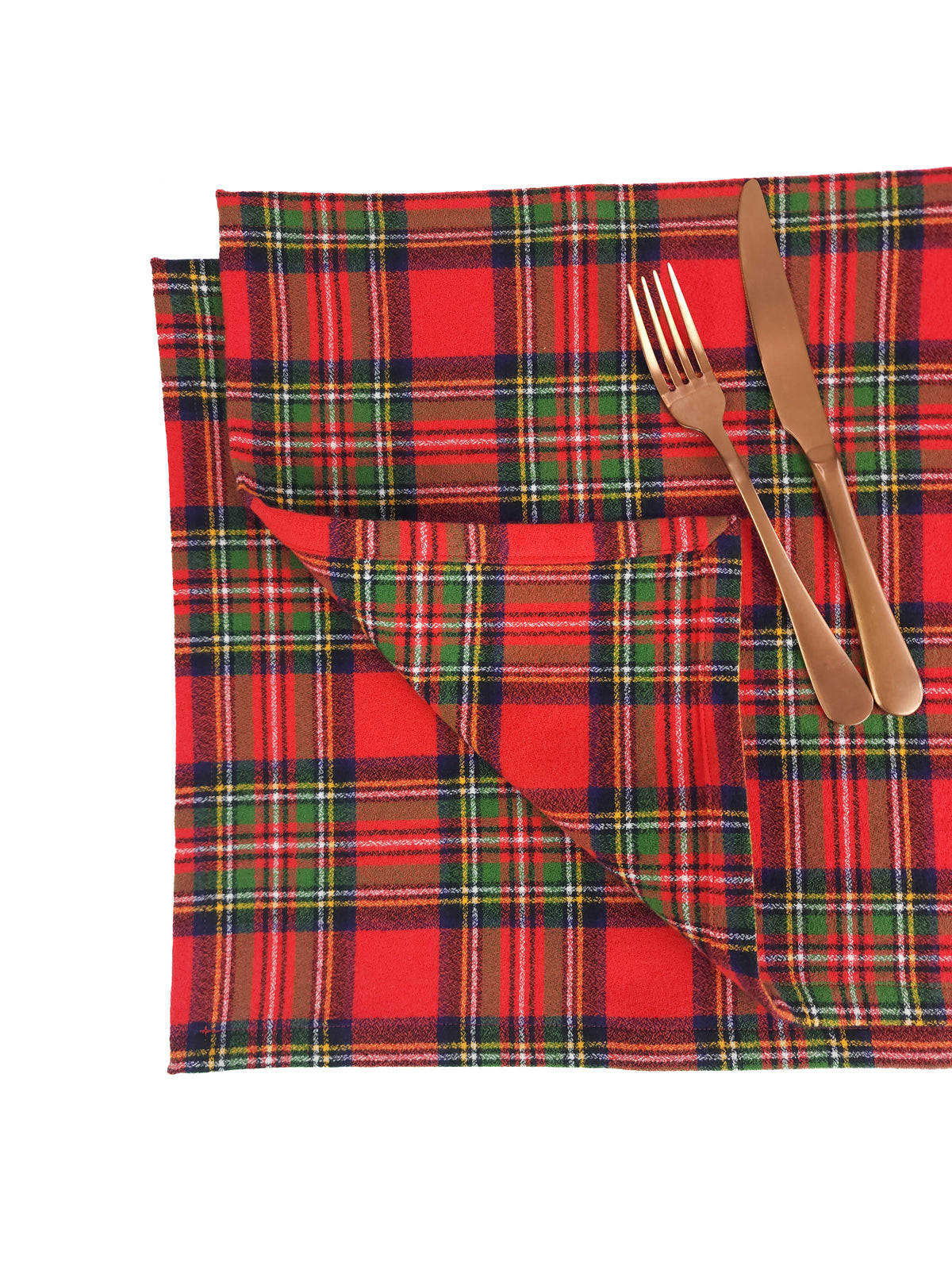 Fireside Plaid Flannel Placemats