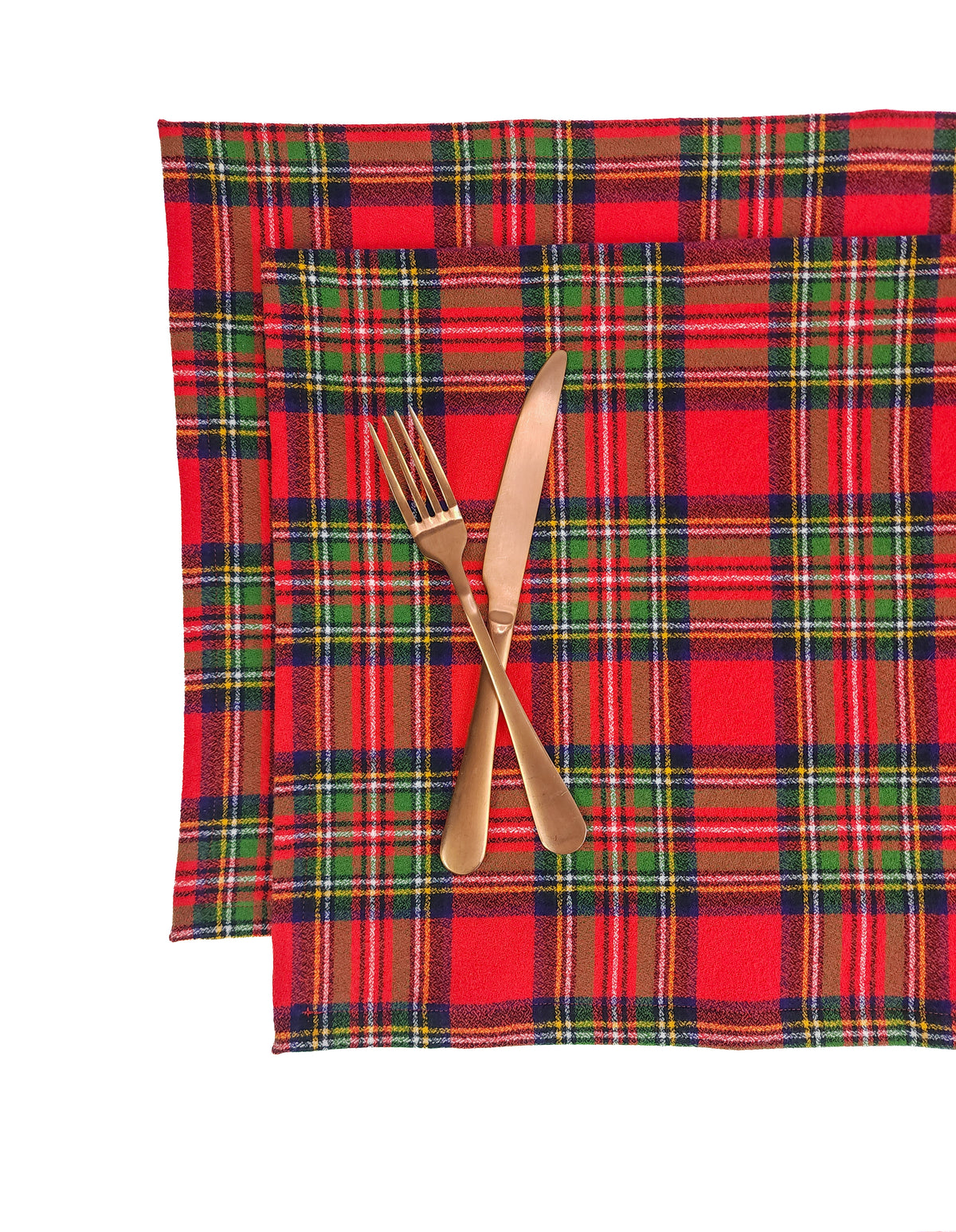 Fireside Plaid Flannel Placemats