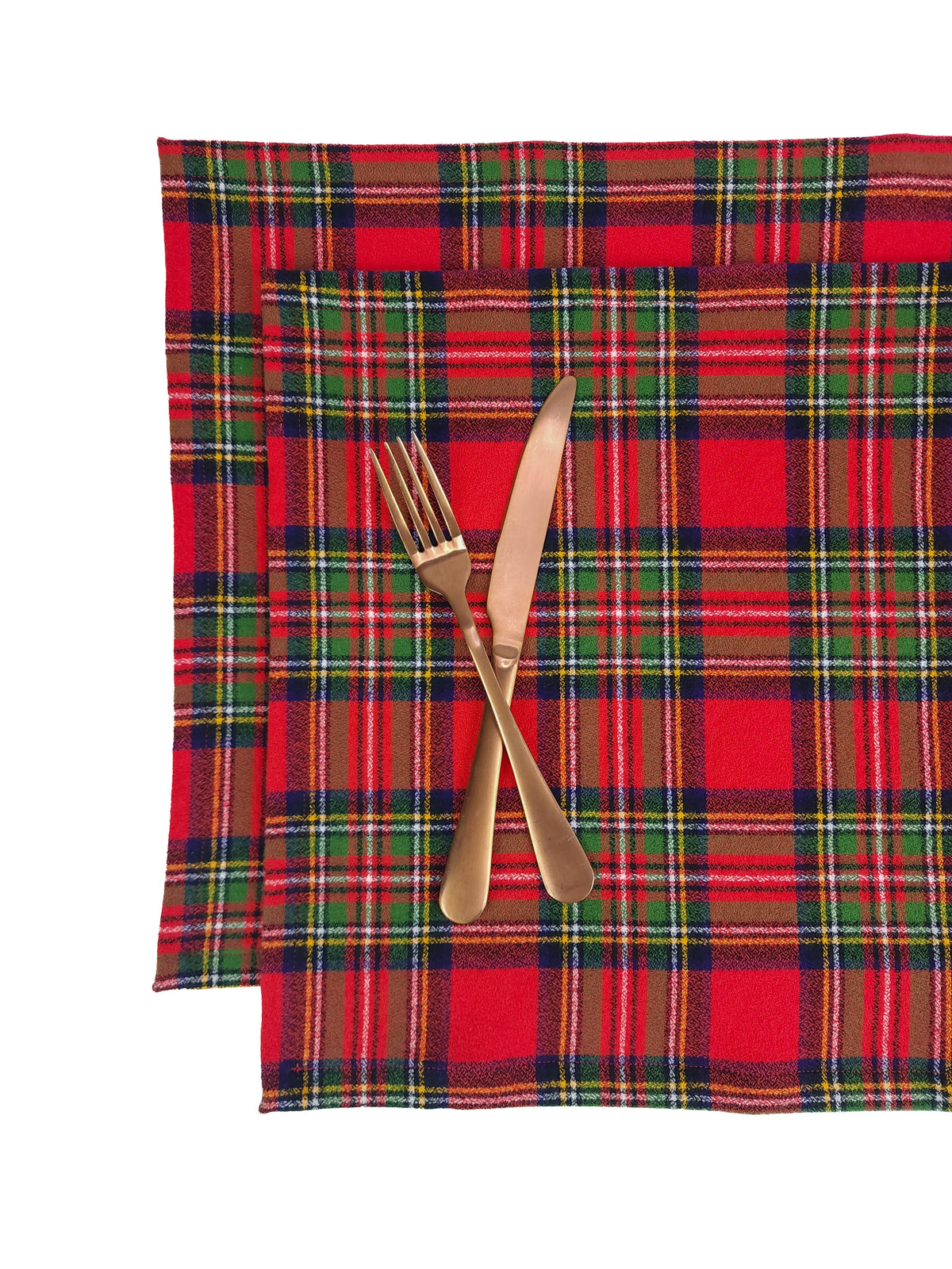 Fireside Plaid Flannel Placemats