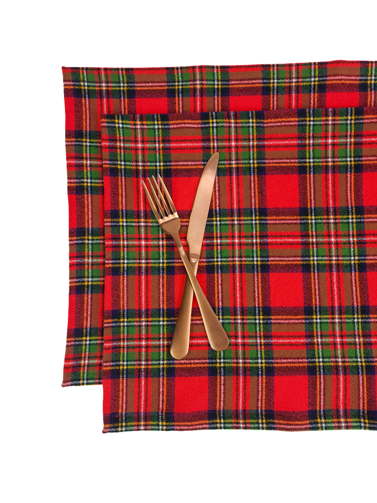 Fireside Plaid Flannel Placemats