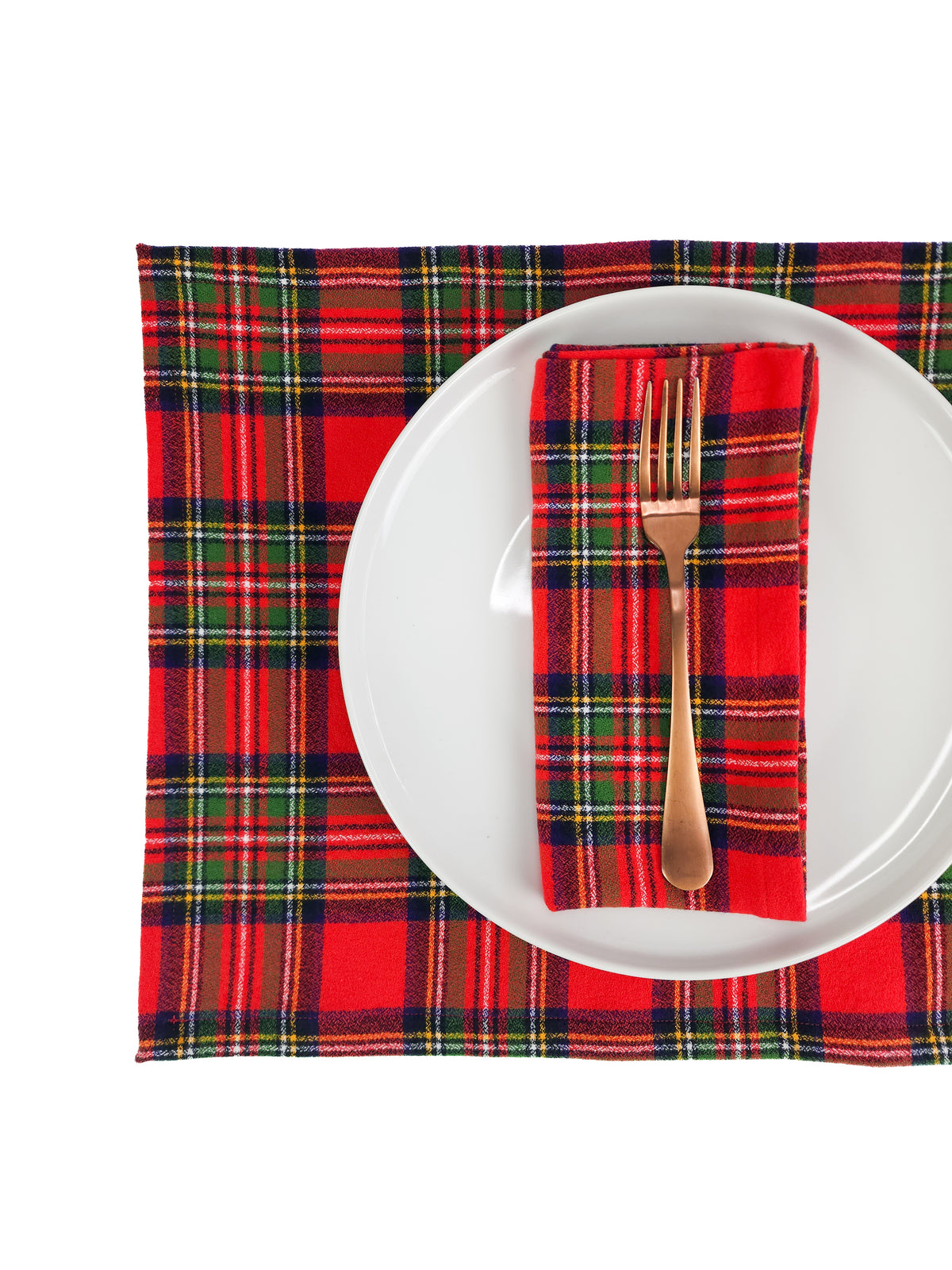 Fireside Plaid Flannel Placemats