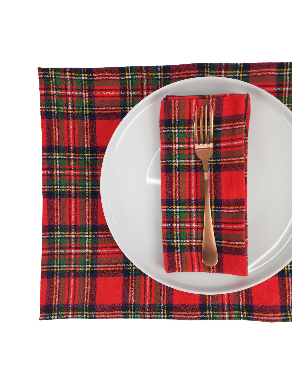 Fireside Plaid Flannel Placemats