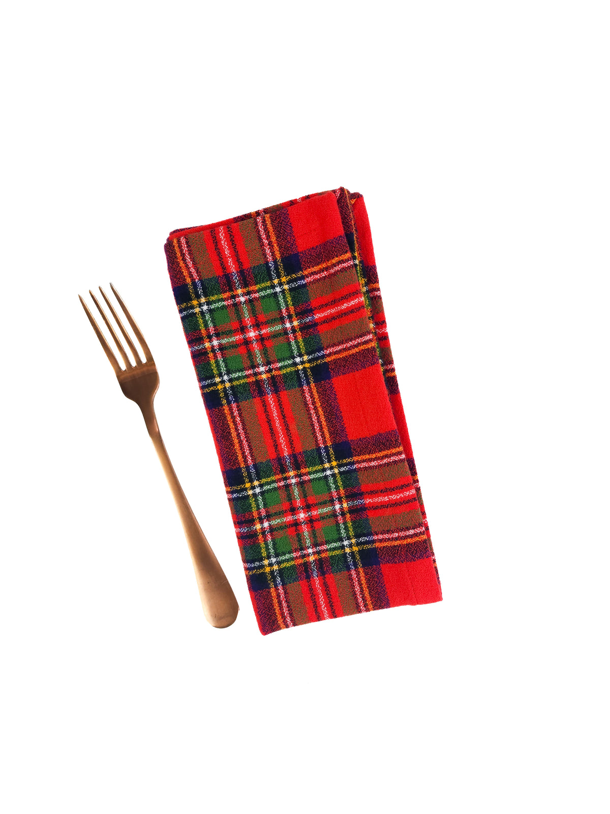Fireside Plaid Flannel Napkins