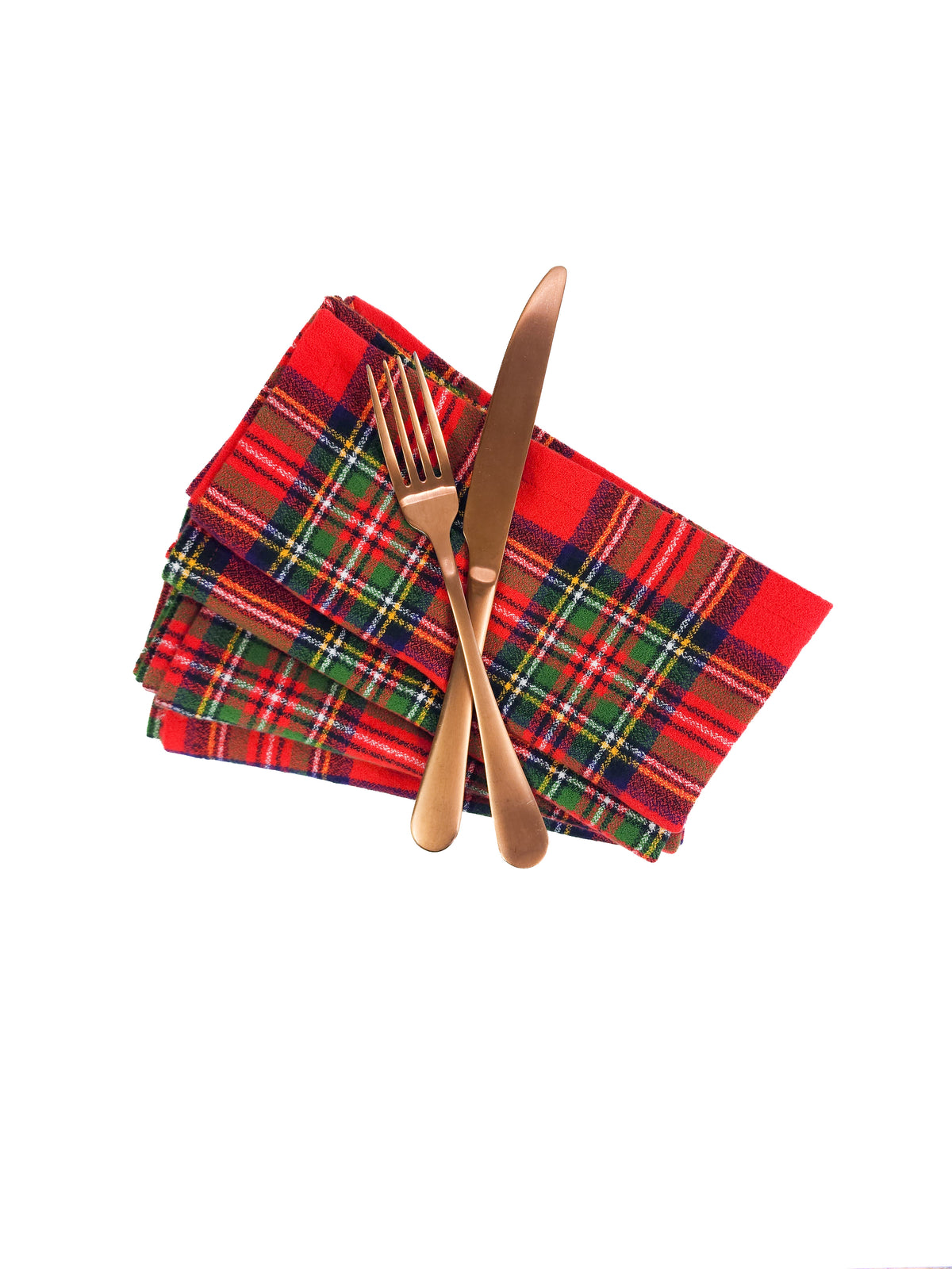 Fireside Plaid Flannel Napkins
