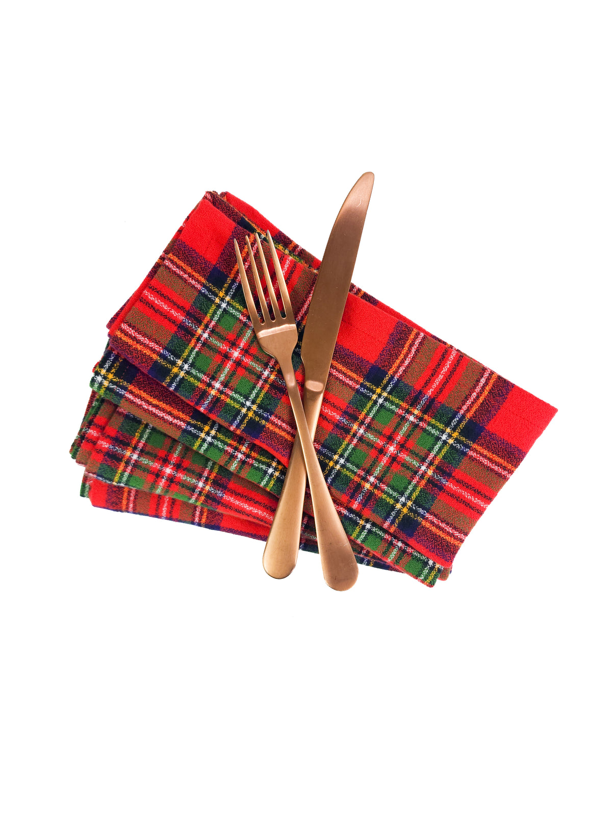 Fireside Plaid Flannel Napkins