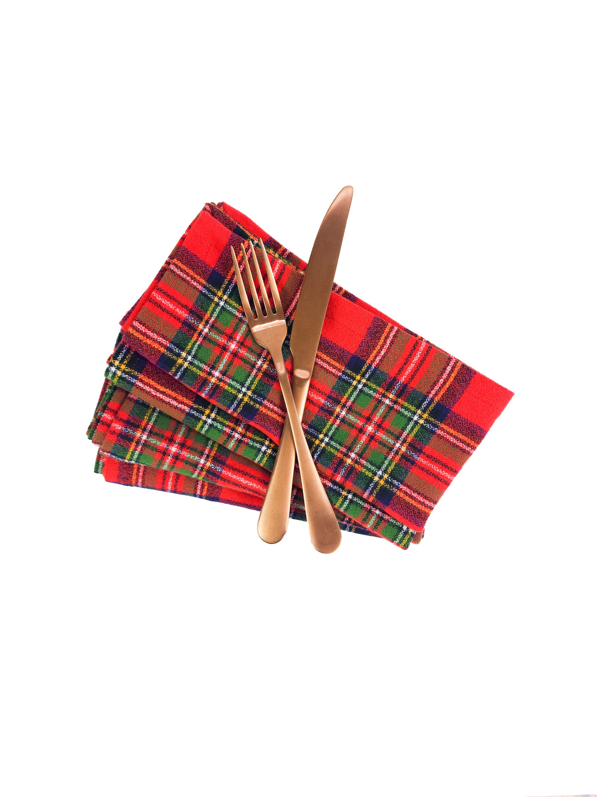 Fireside Plaid Flannel Napkins