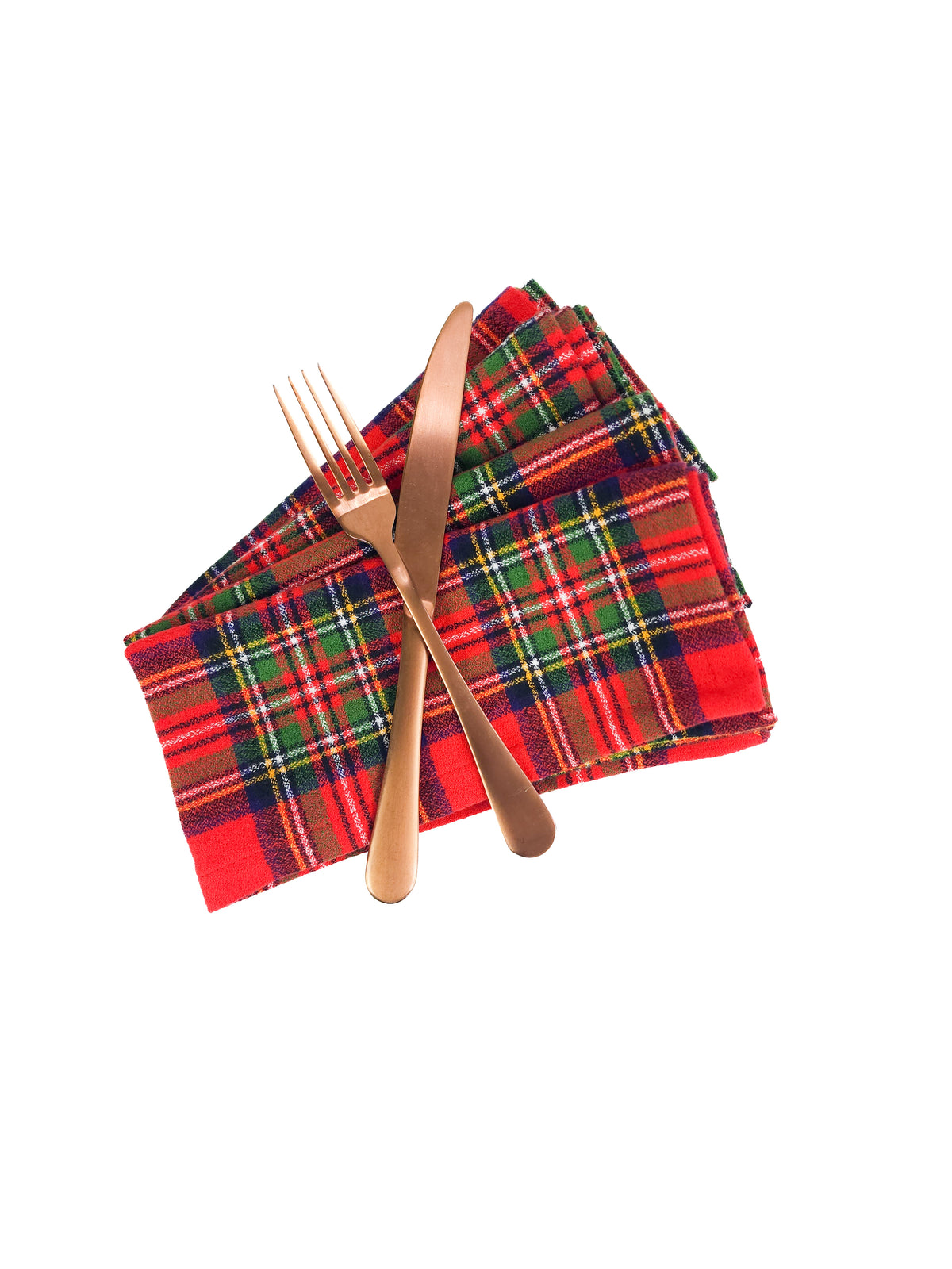 Fireside Plaid Flannel Napkins