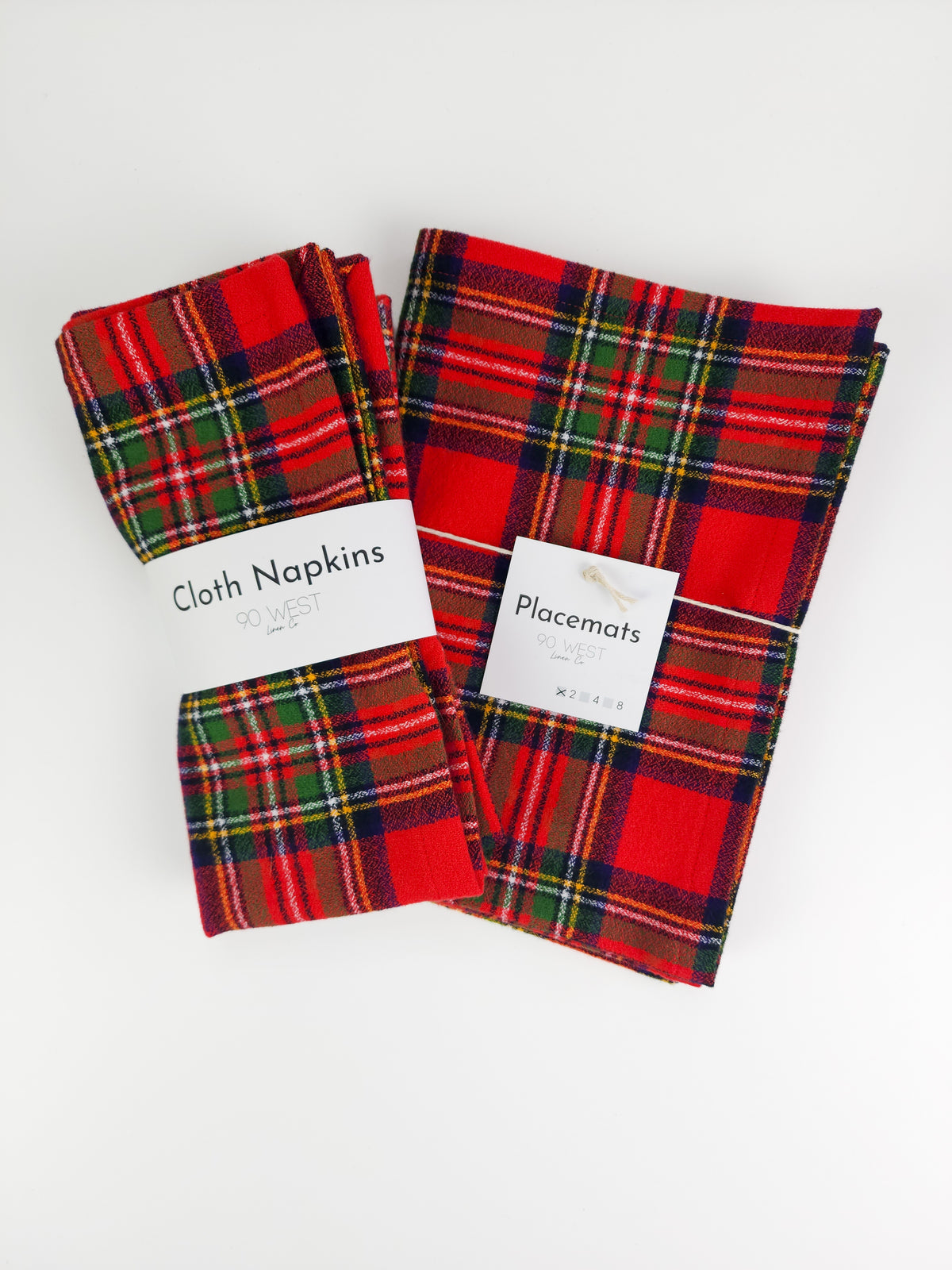 Fireside Plaid Flannel Napkins