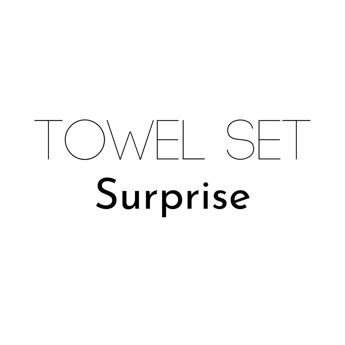 Surprise Towel Set