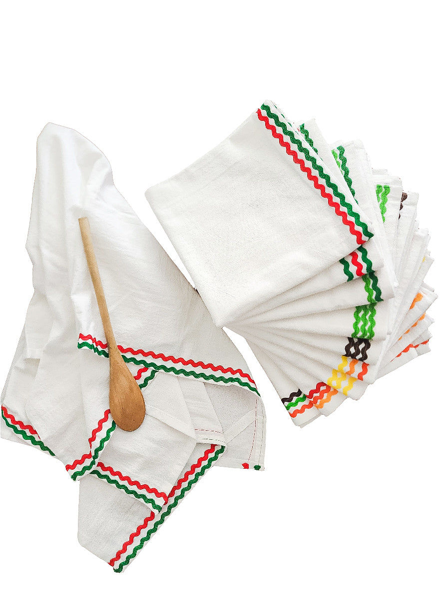 Ric-Rac Flour Sack Towels
