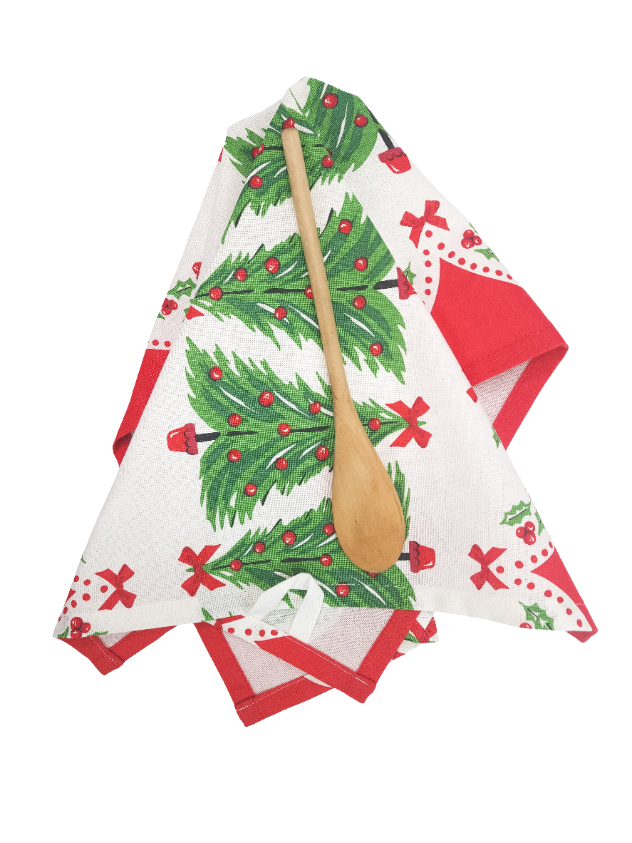 Christmas Tree Towel, Vintage Inspired