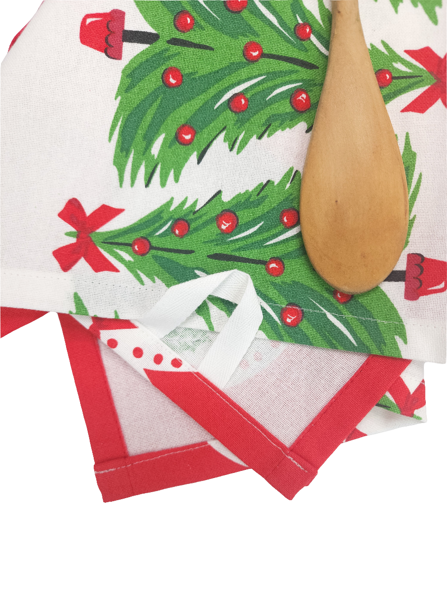 Christmas Tree Towel, Vintage Inspired