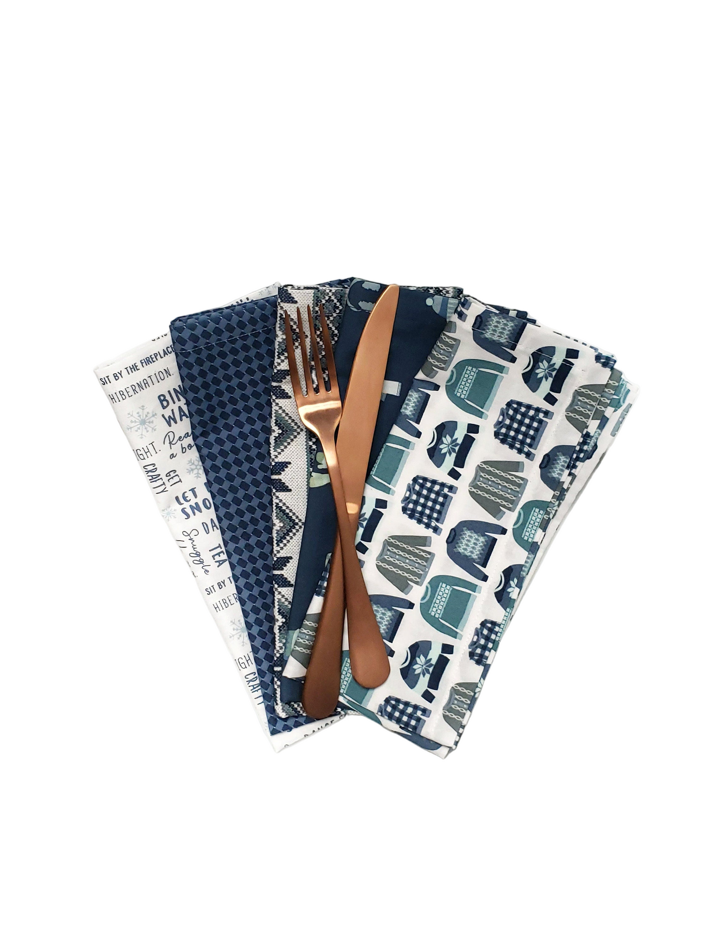 Sweater Weather Cloth Napkins, Set of 5
