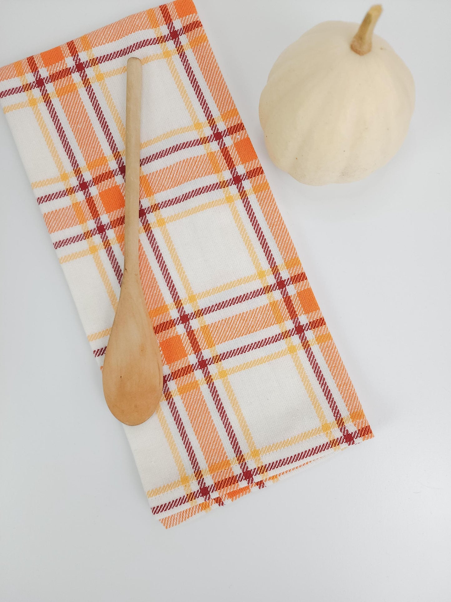 Fall Plaid Kitchen Towel