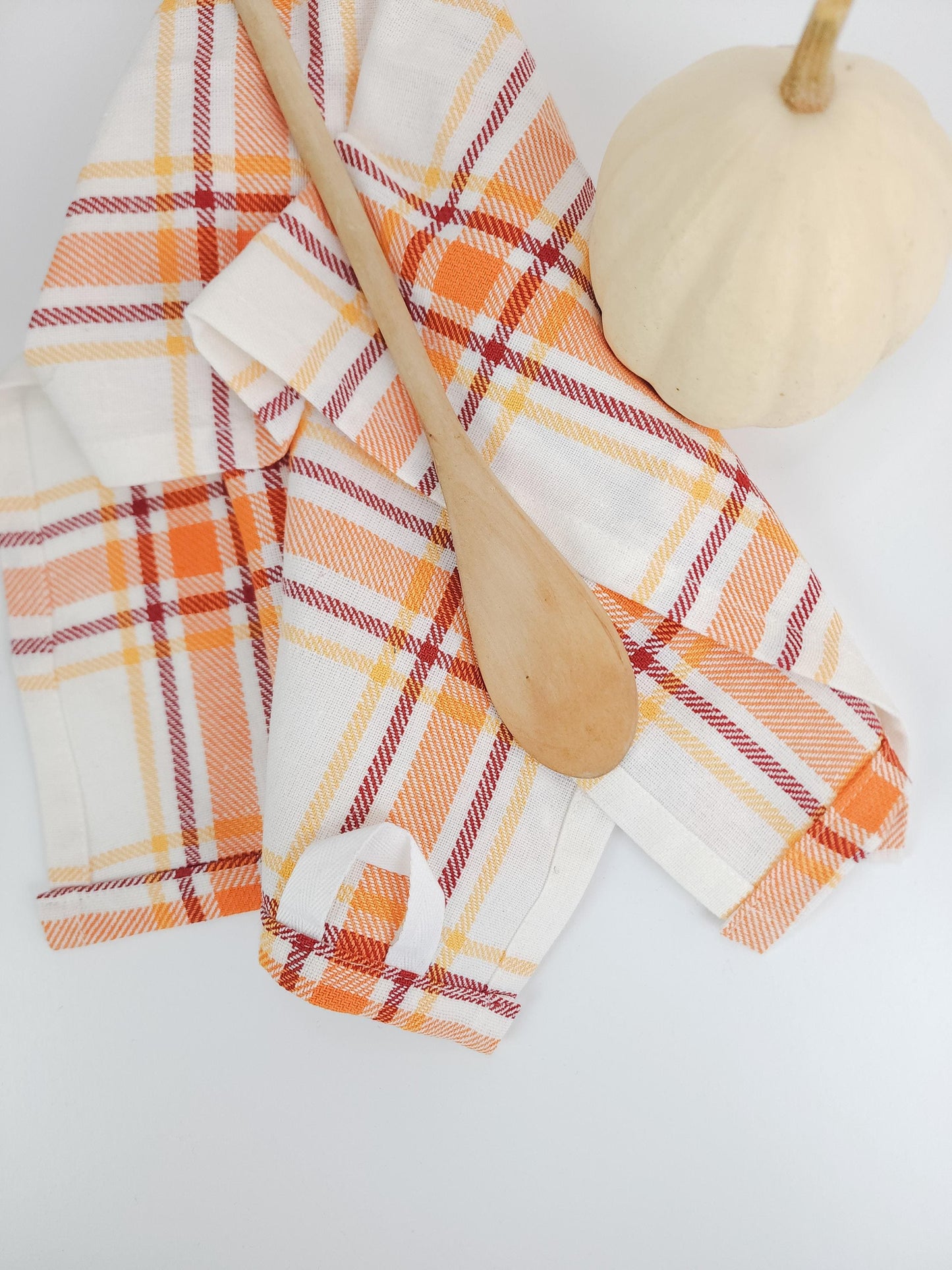 Fall Plaid Kitchen Towel