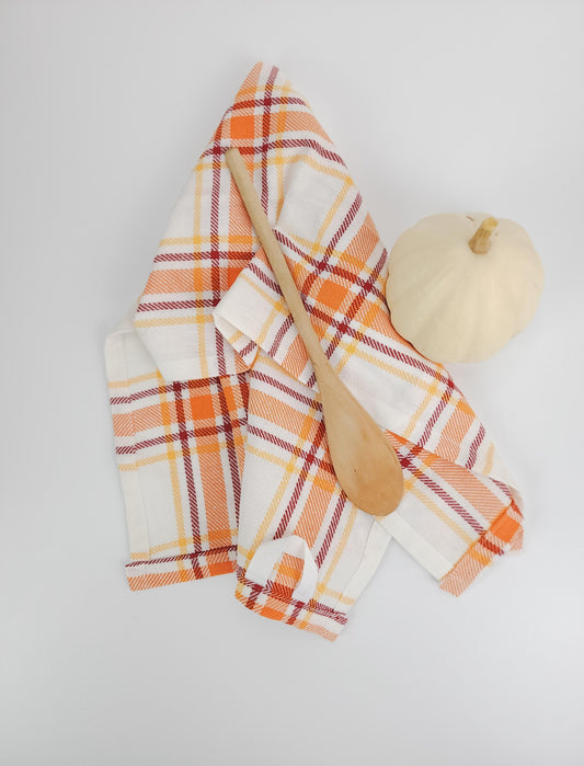 Fall Plaid Kitchen Towel