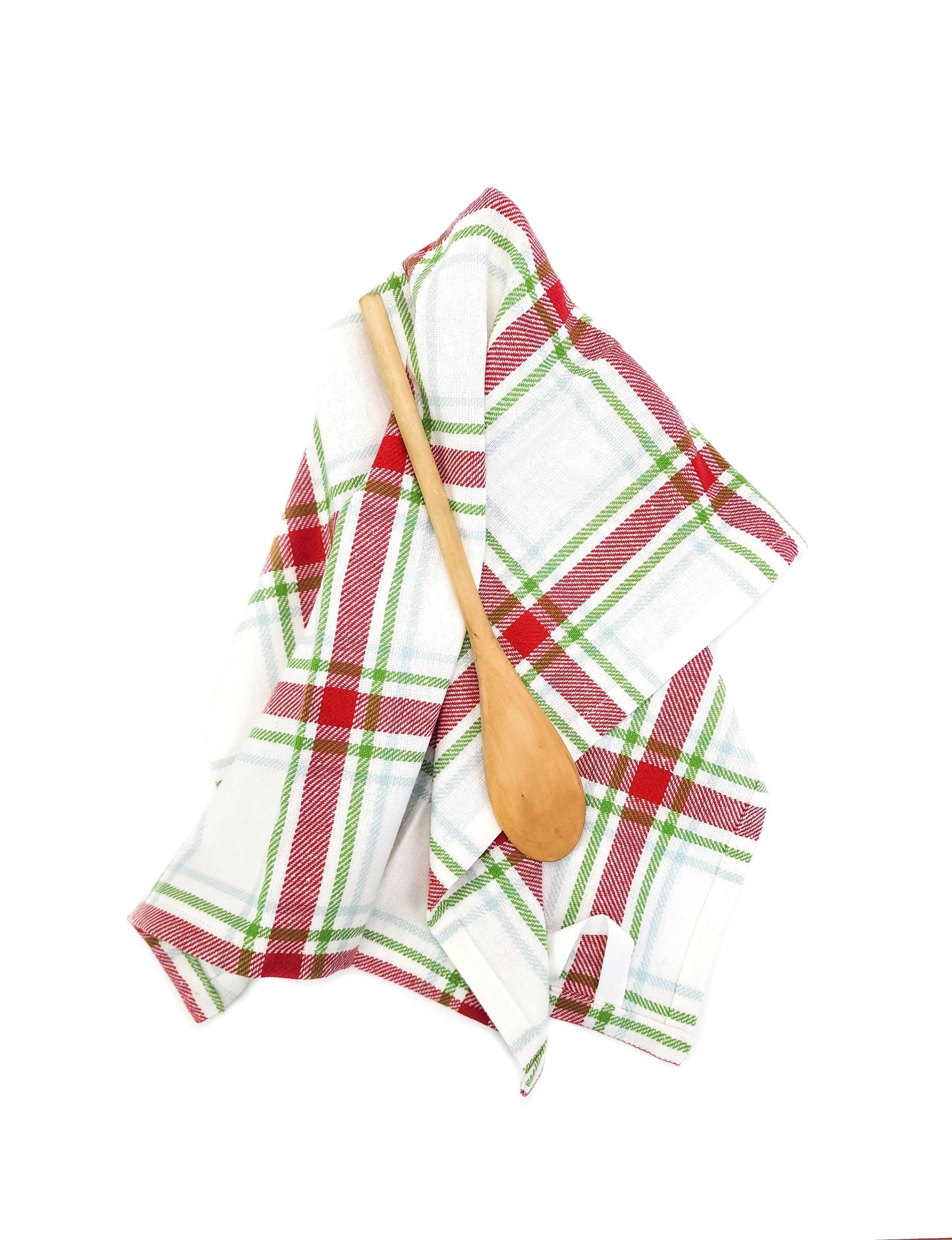 Christmas Plaid Kitchen Towel