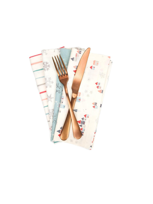 Pastel Christmas Napkins