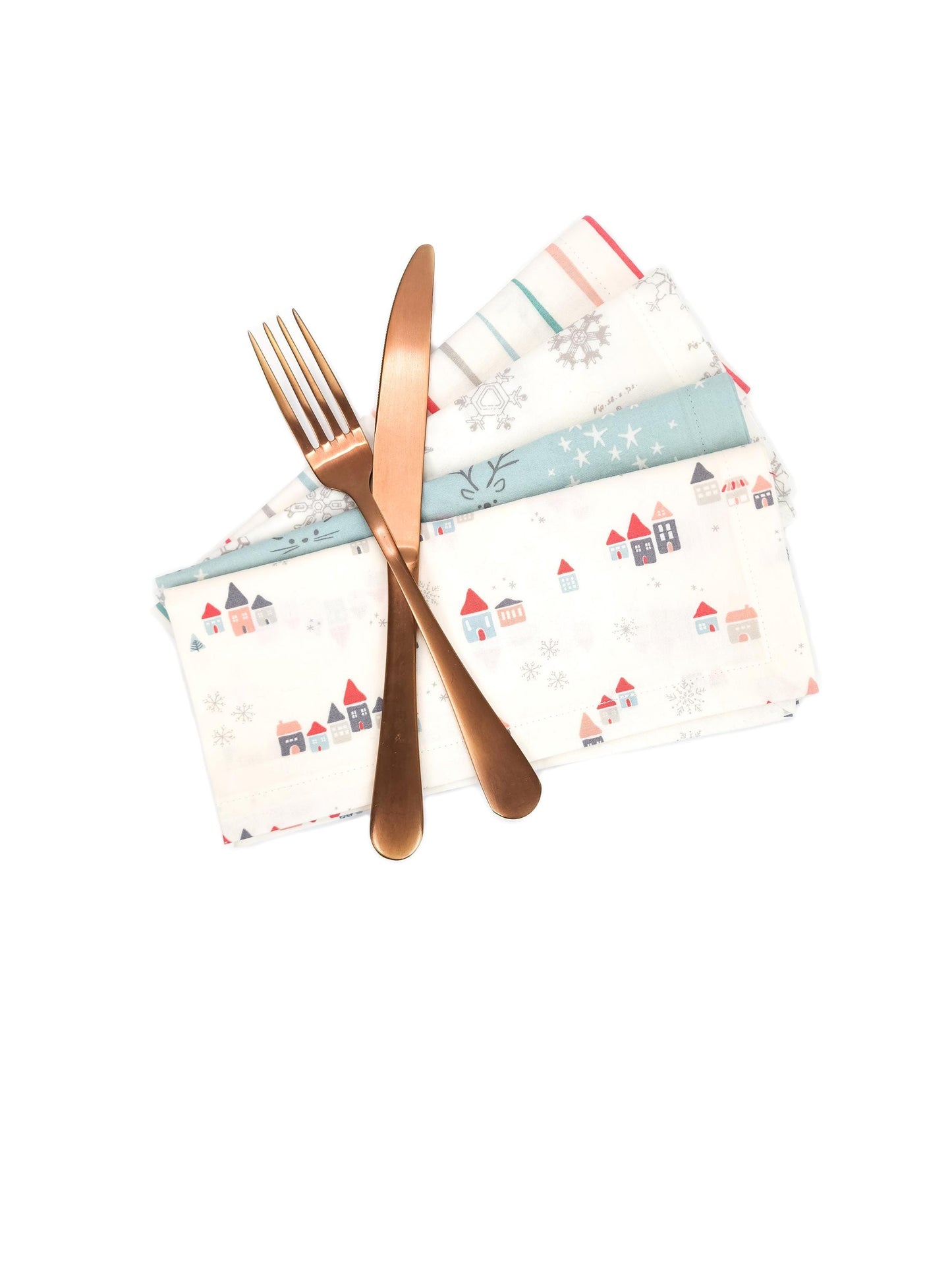 Pastel Christmas Napkins