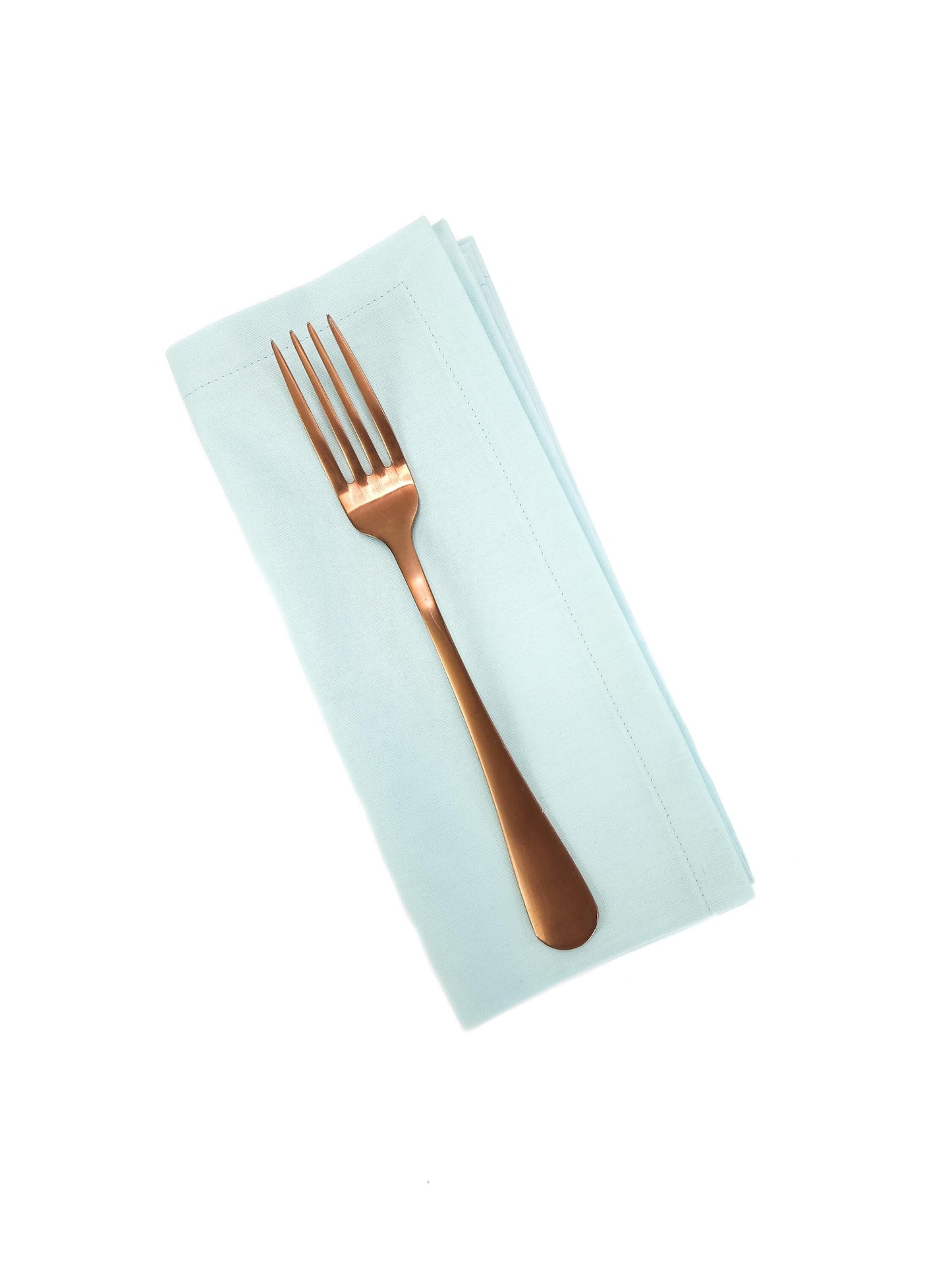 Pale Blue Cloth Napkins, Set of 4