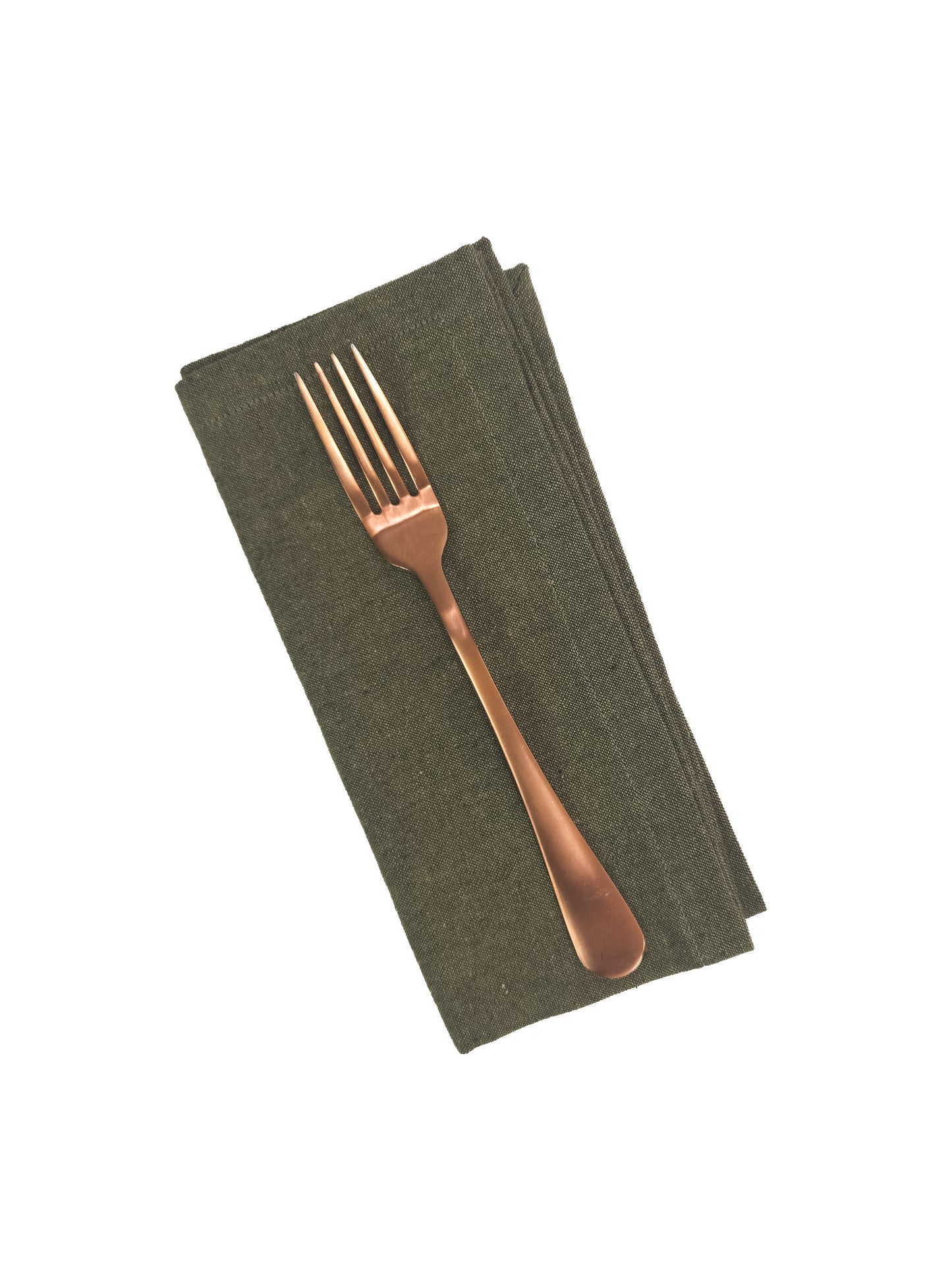 Forest Green Linen Napkins