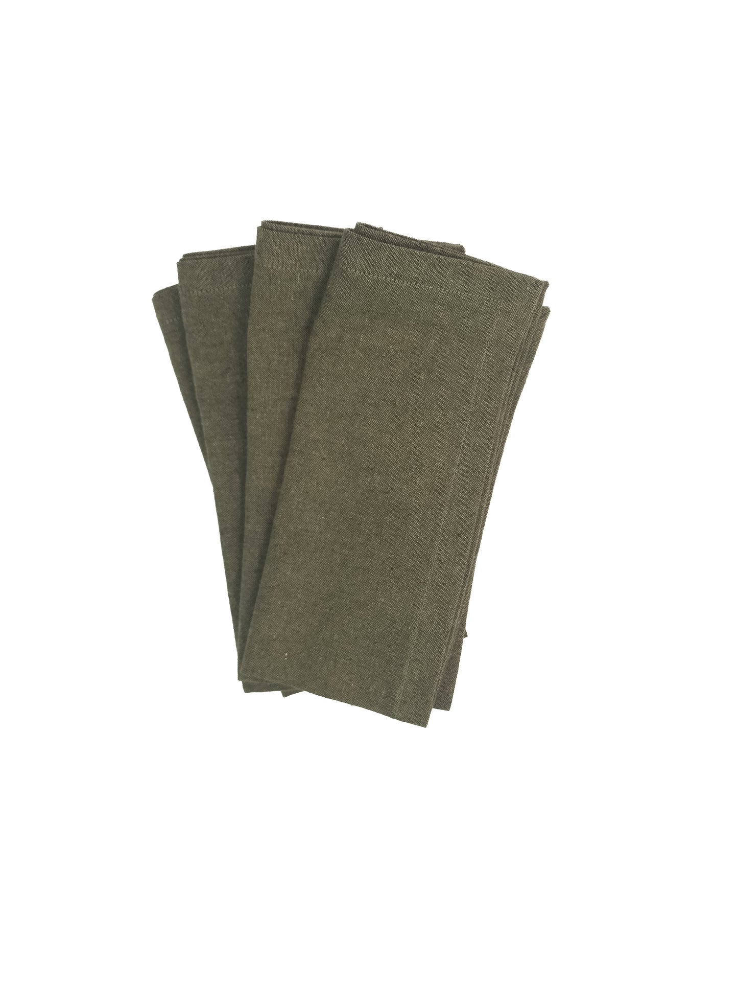 Forest Green Linen Napkins