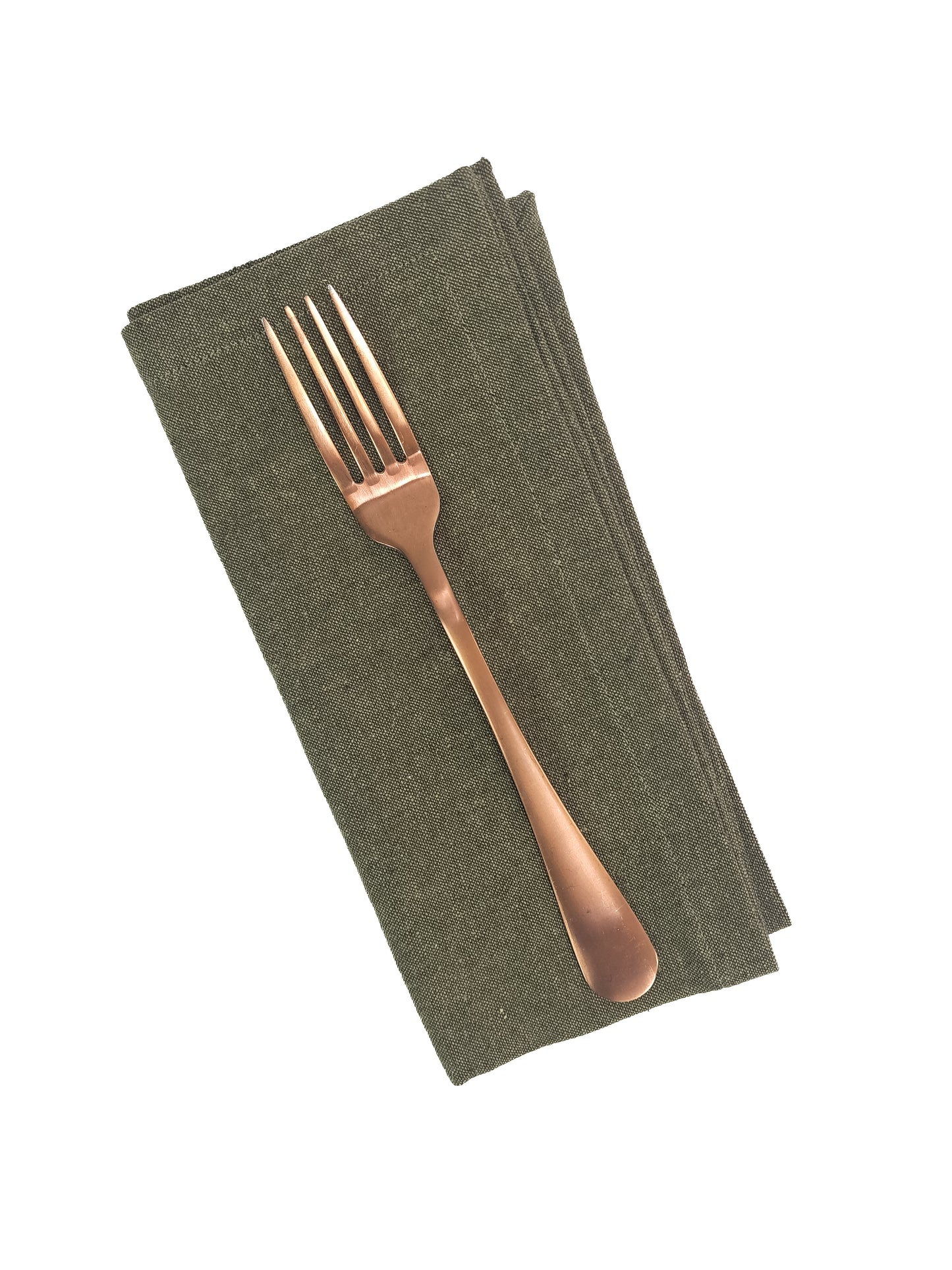 Forest Green Linen Napkins