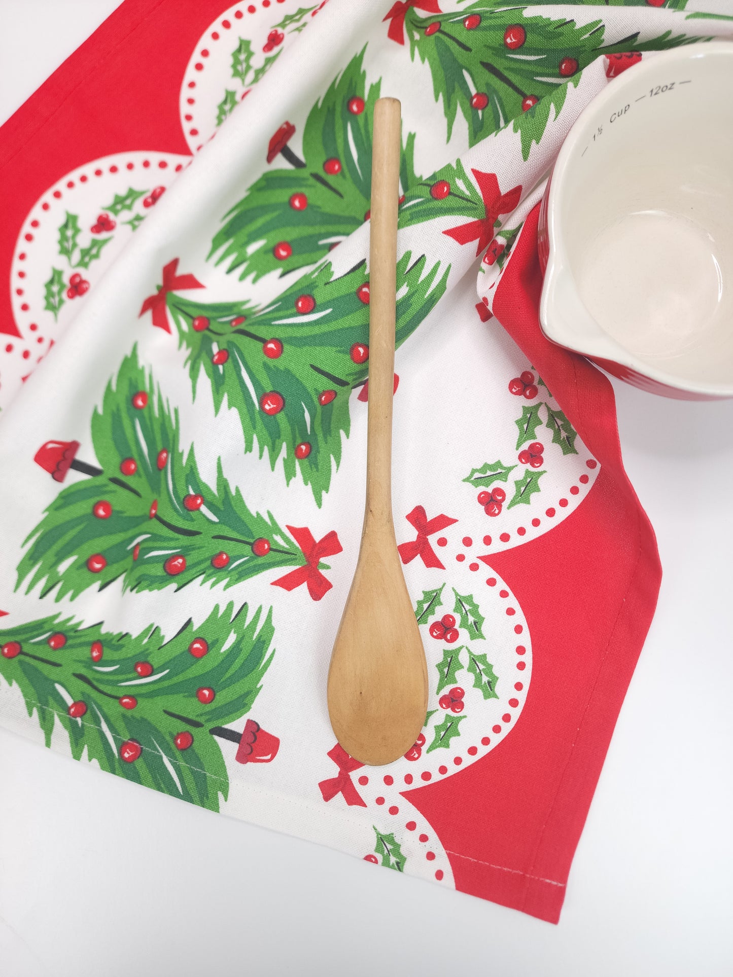 Christmas Tree Towel, Vintage Inspired