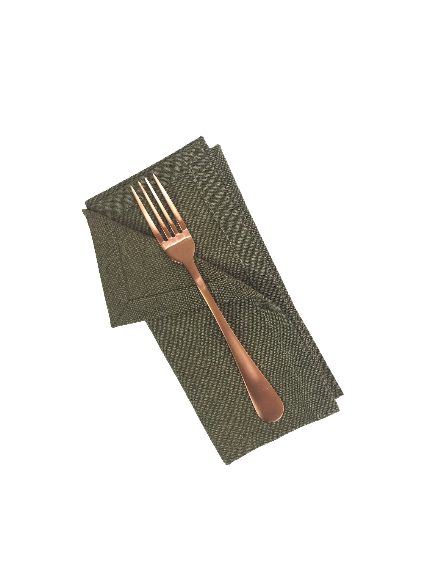 Forest Green Linen Napkins