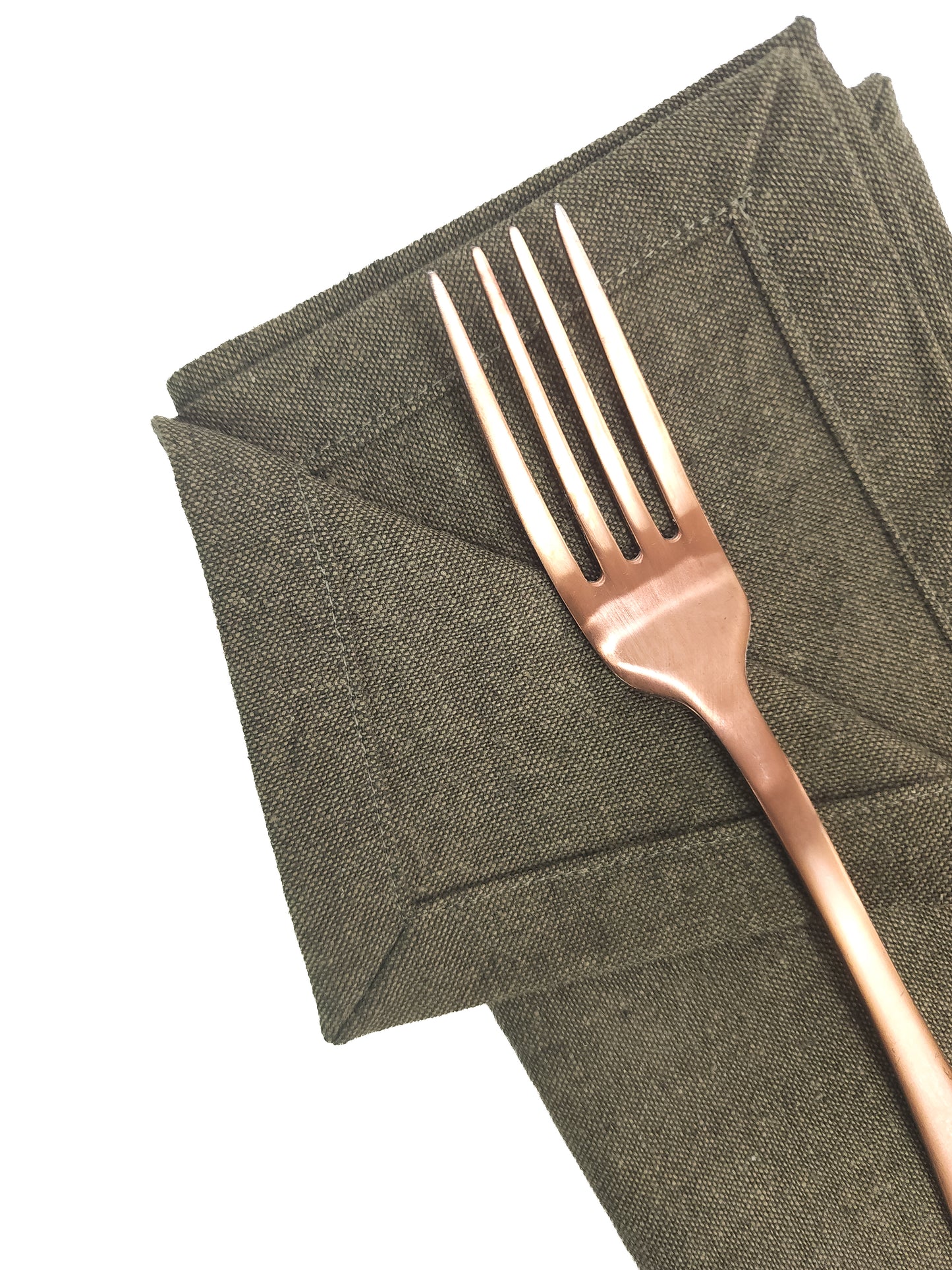 Forest Green Linen Napkins