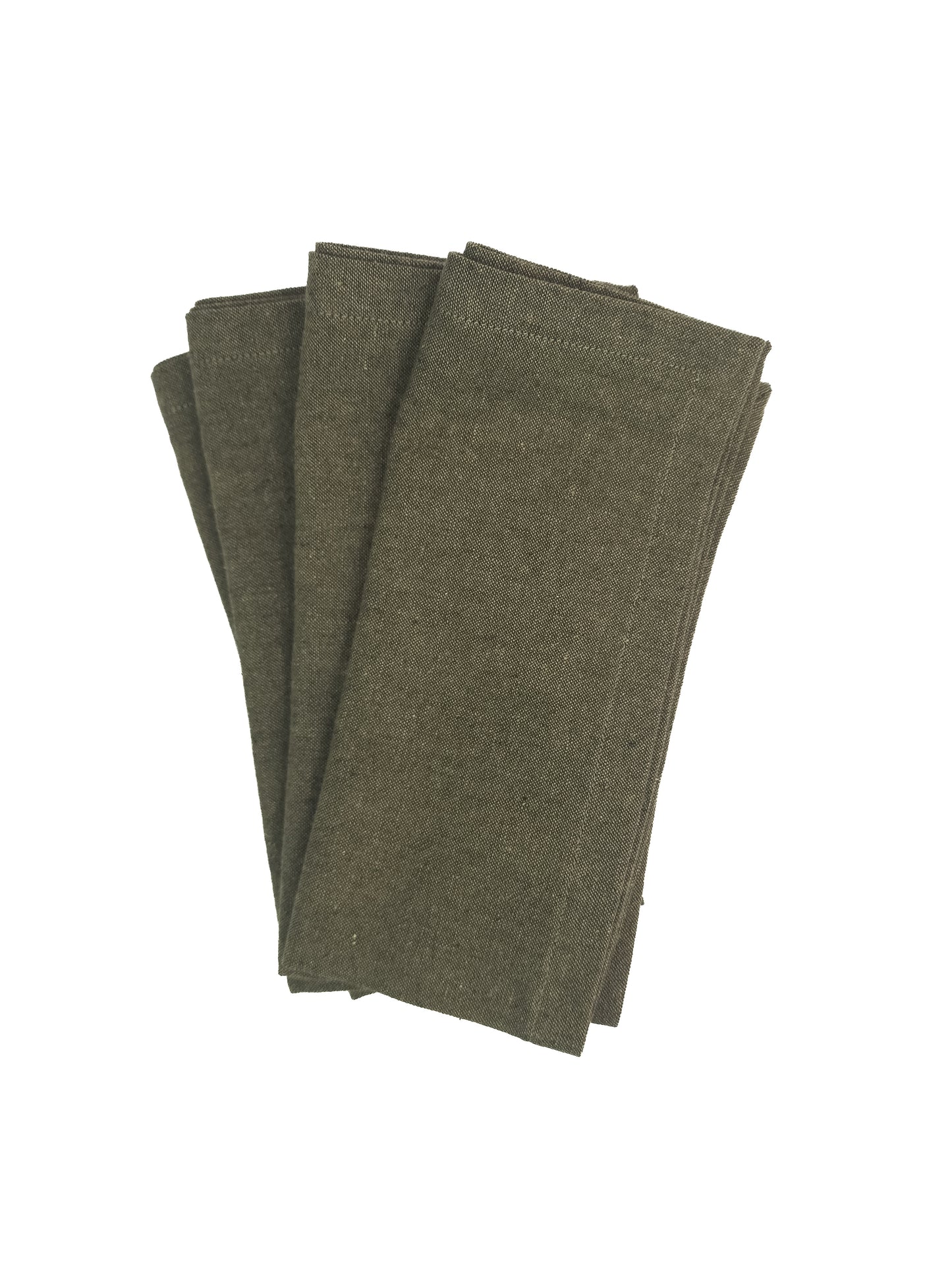 Forest Green Linen Napkins