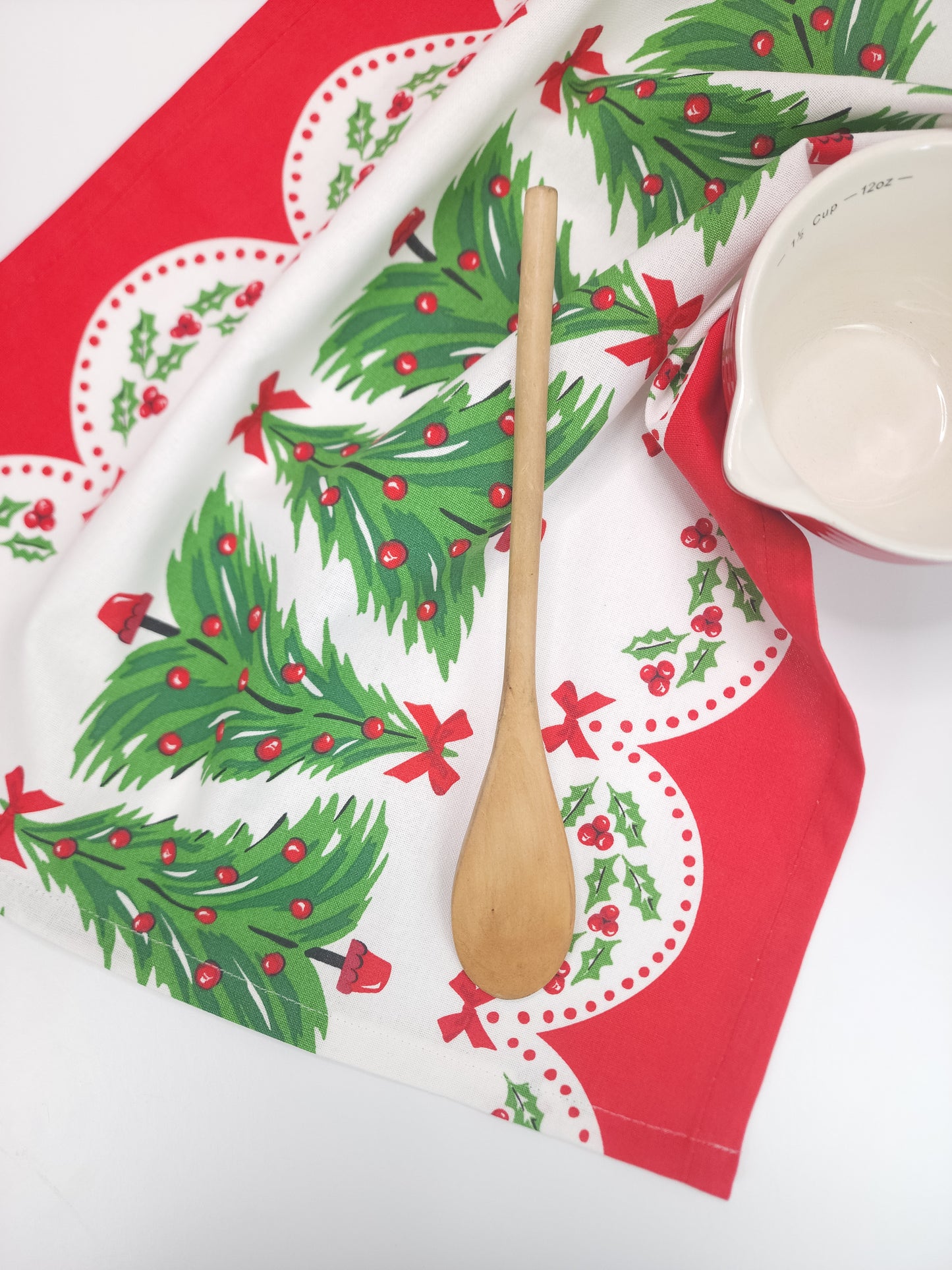 Christmas Tree Towel, Vintage Inspired