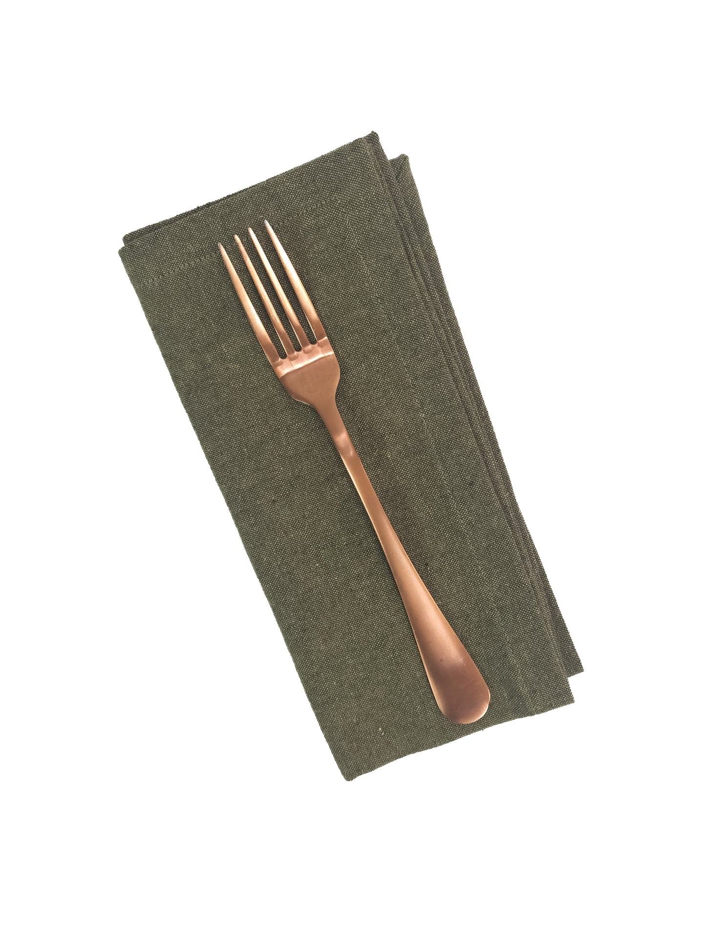 Forest Green Linen Napkins