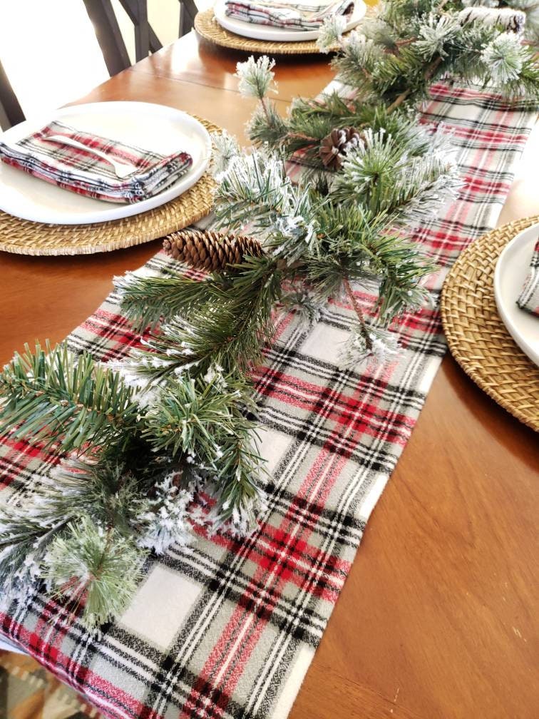 Plaid Flannel Table Runner