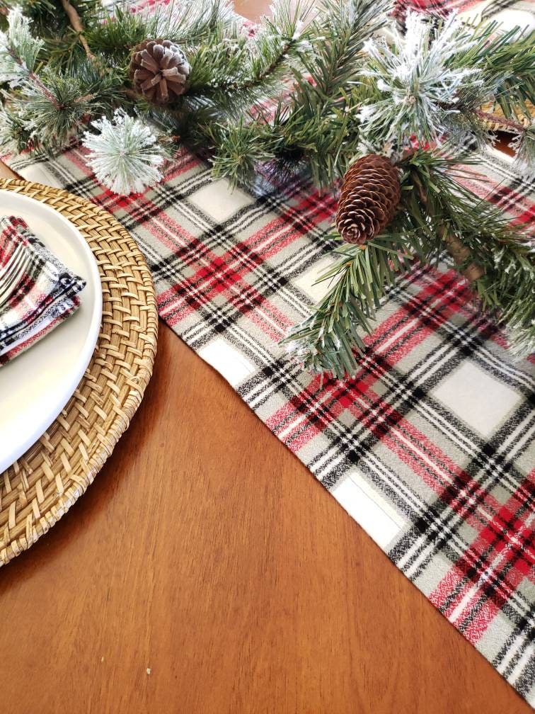 Plaid Flannel Table Runner