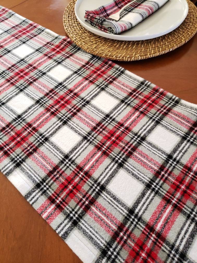 Plaid Flannel Table Runner