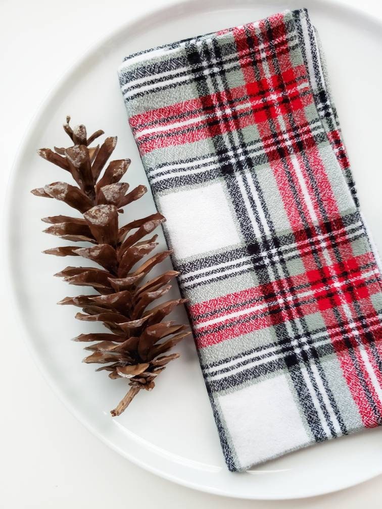 Plaid Flannel Napkins