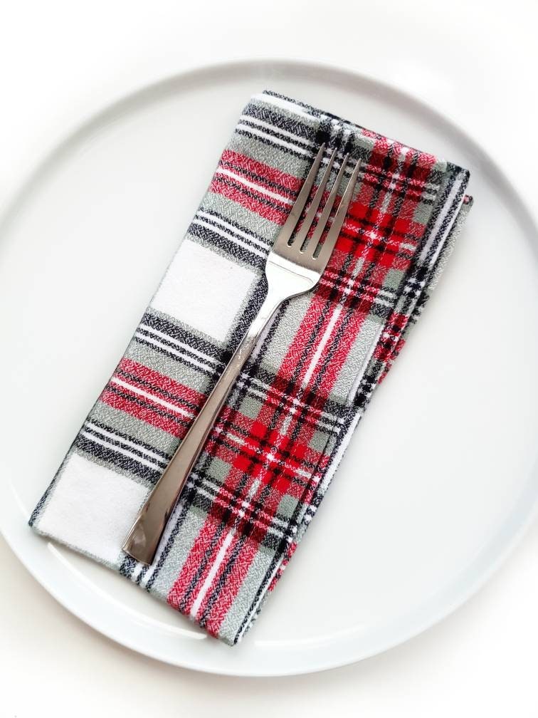 Plaid Flannel Napkins