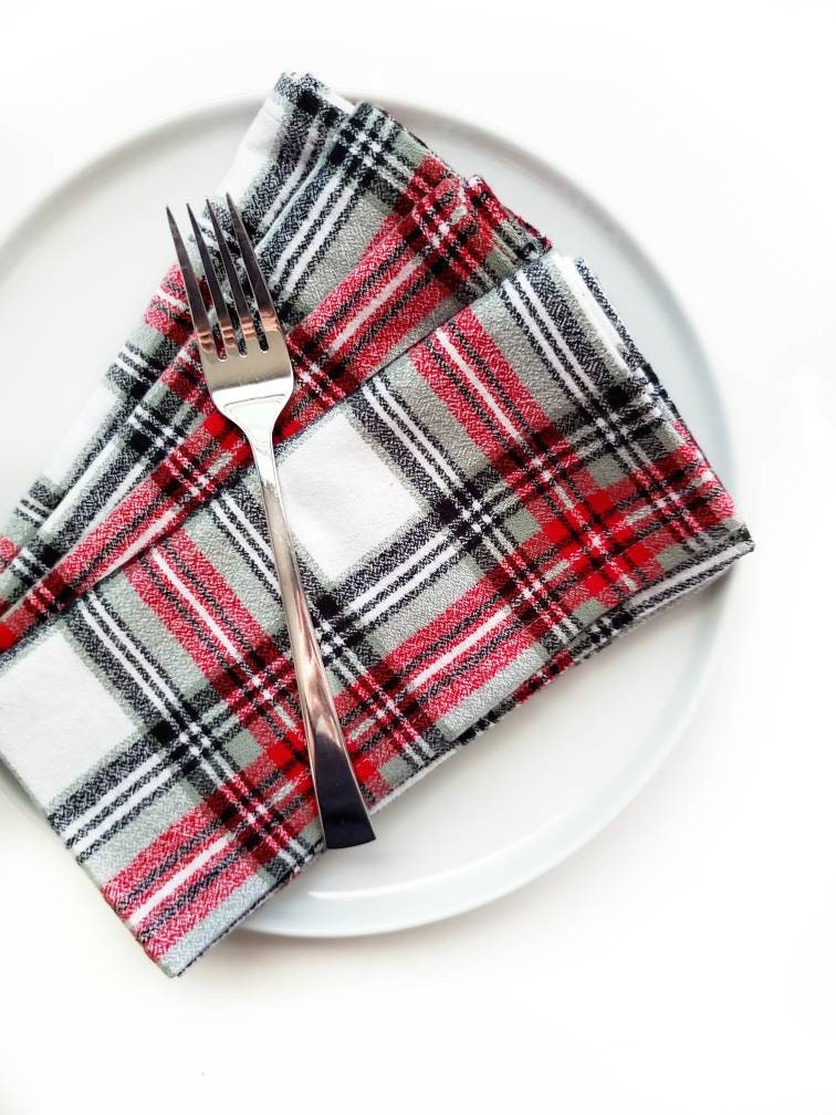 Plaid Flannel Napkins