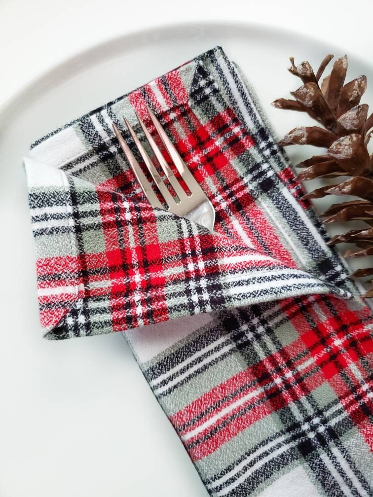 Plaid Flannel Napkins