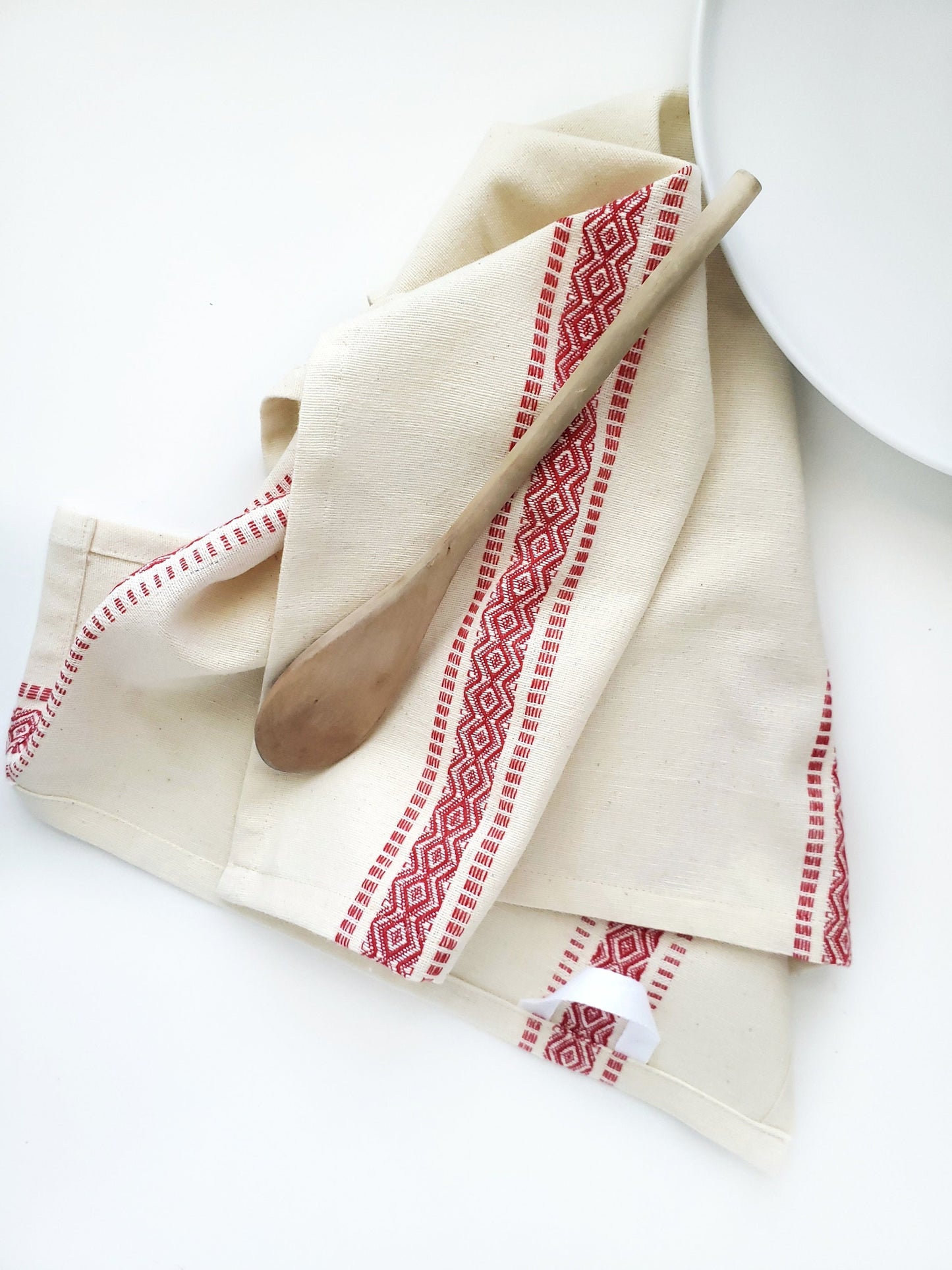 Scandinavian Ivory Christmas Towel