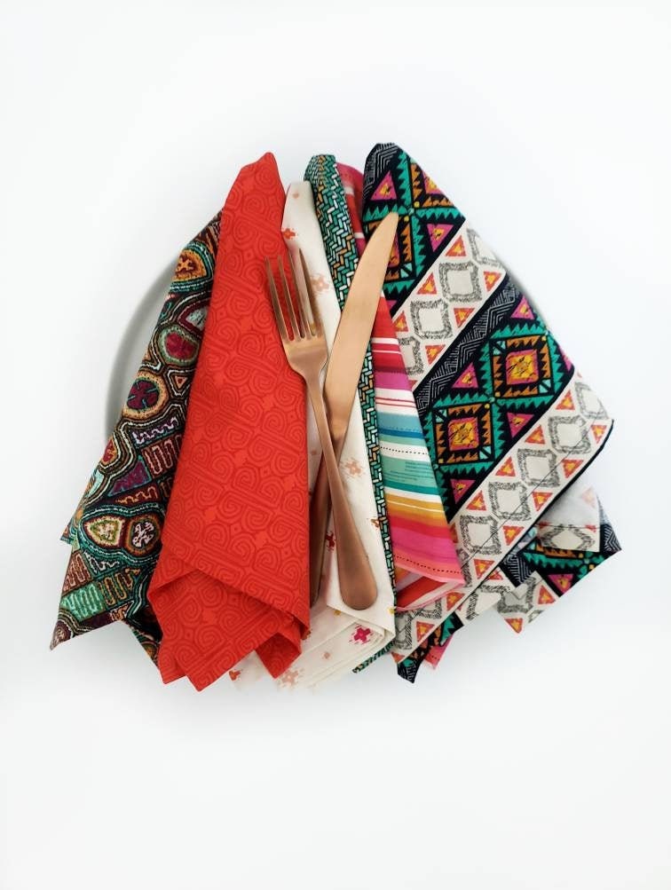 Southwestern Cloth Napkins, Set of 6