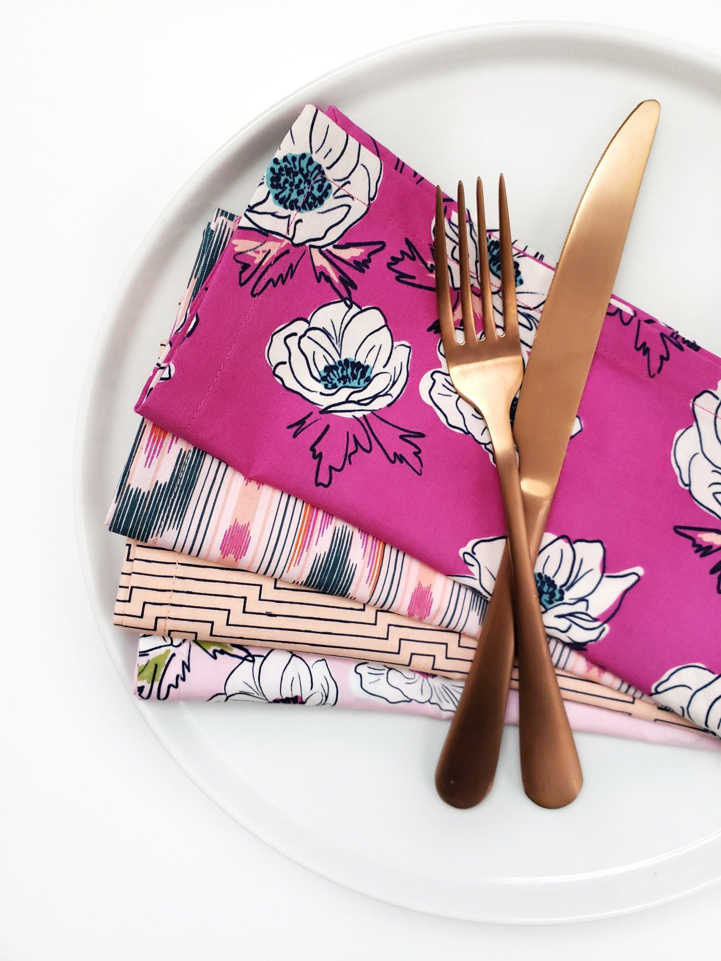 Pink Cloth Napkins